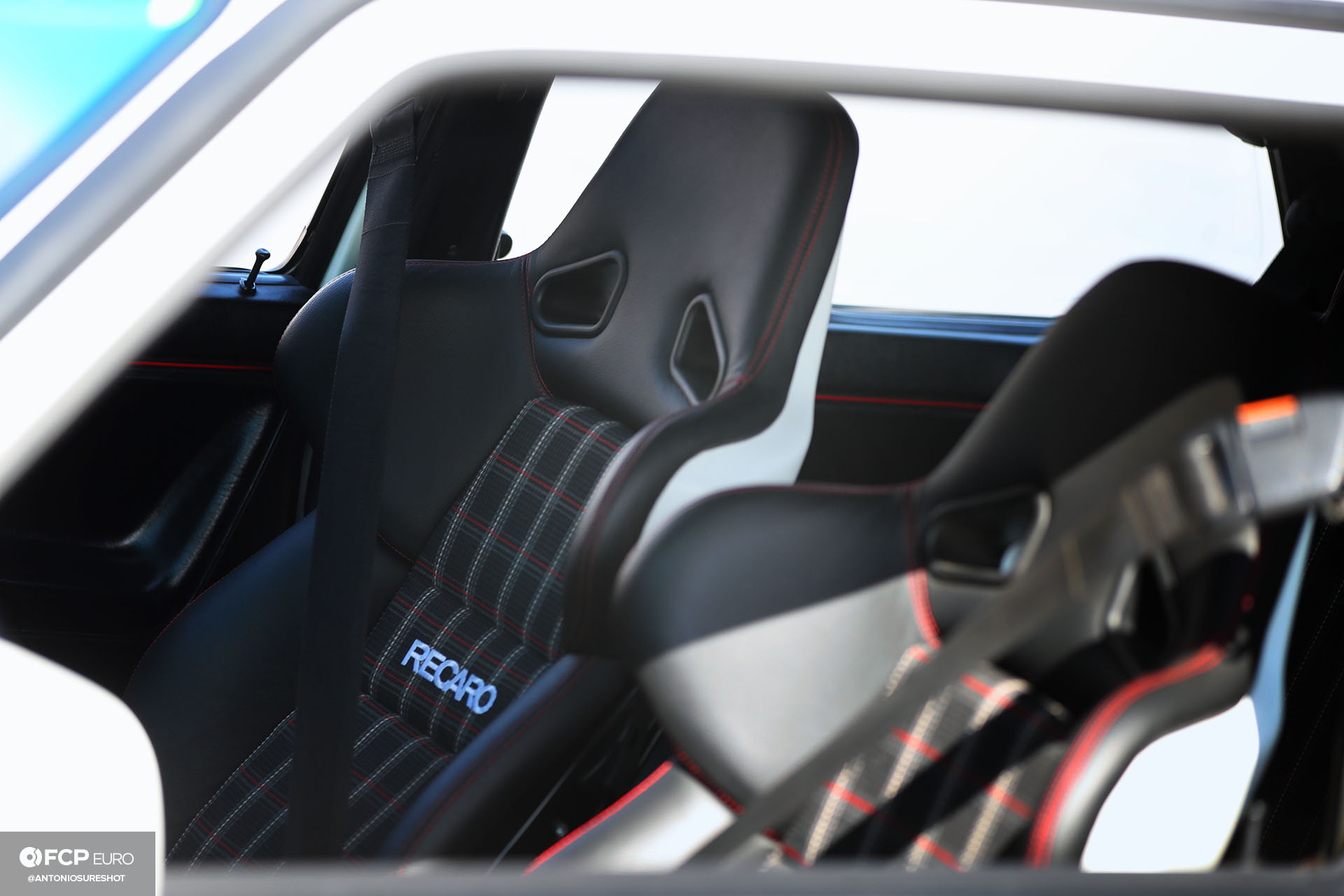 Recaro seat interior VW Golf GTI
