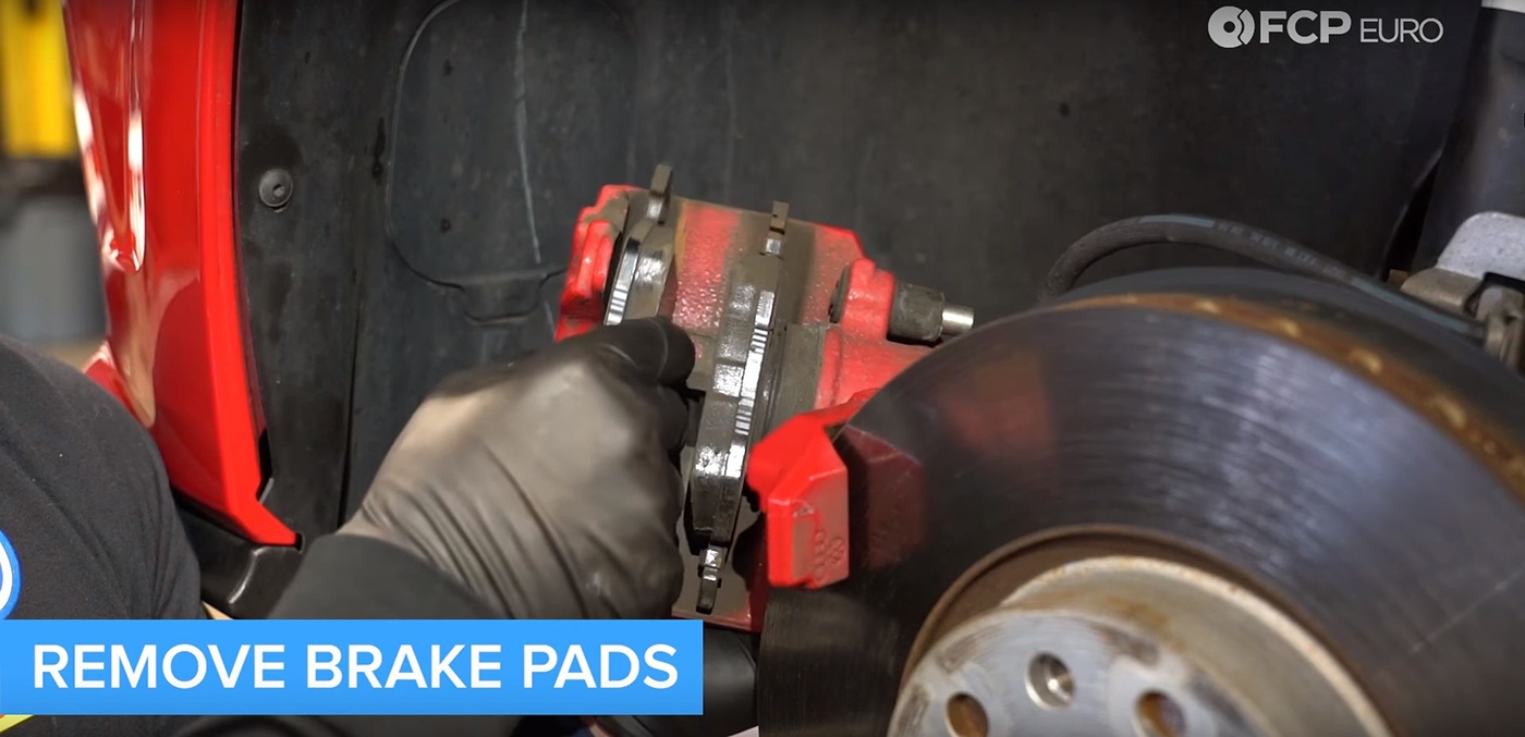 VW Audi Brake Job Caliper and Pad Removal