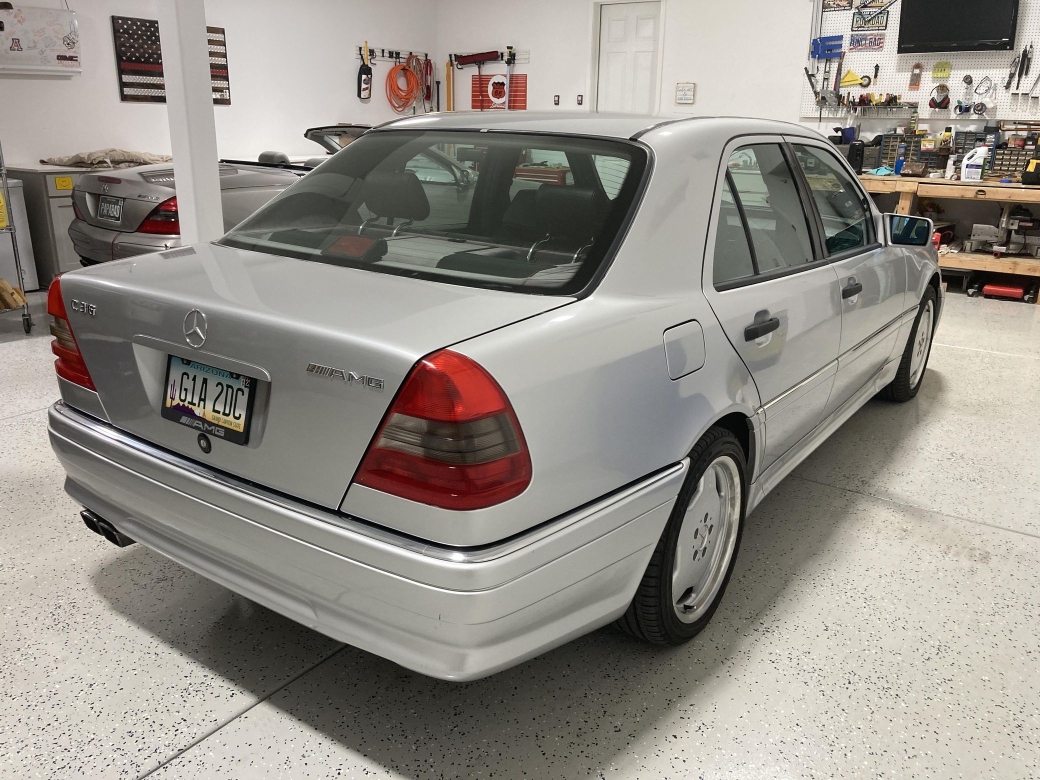 2021 Auction Finds Mercedes-Benz C36 AMG rear three-quarter