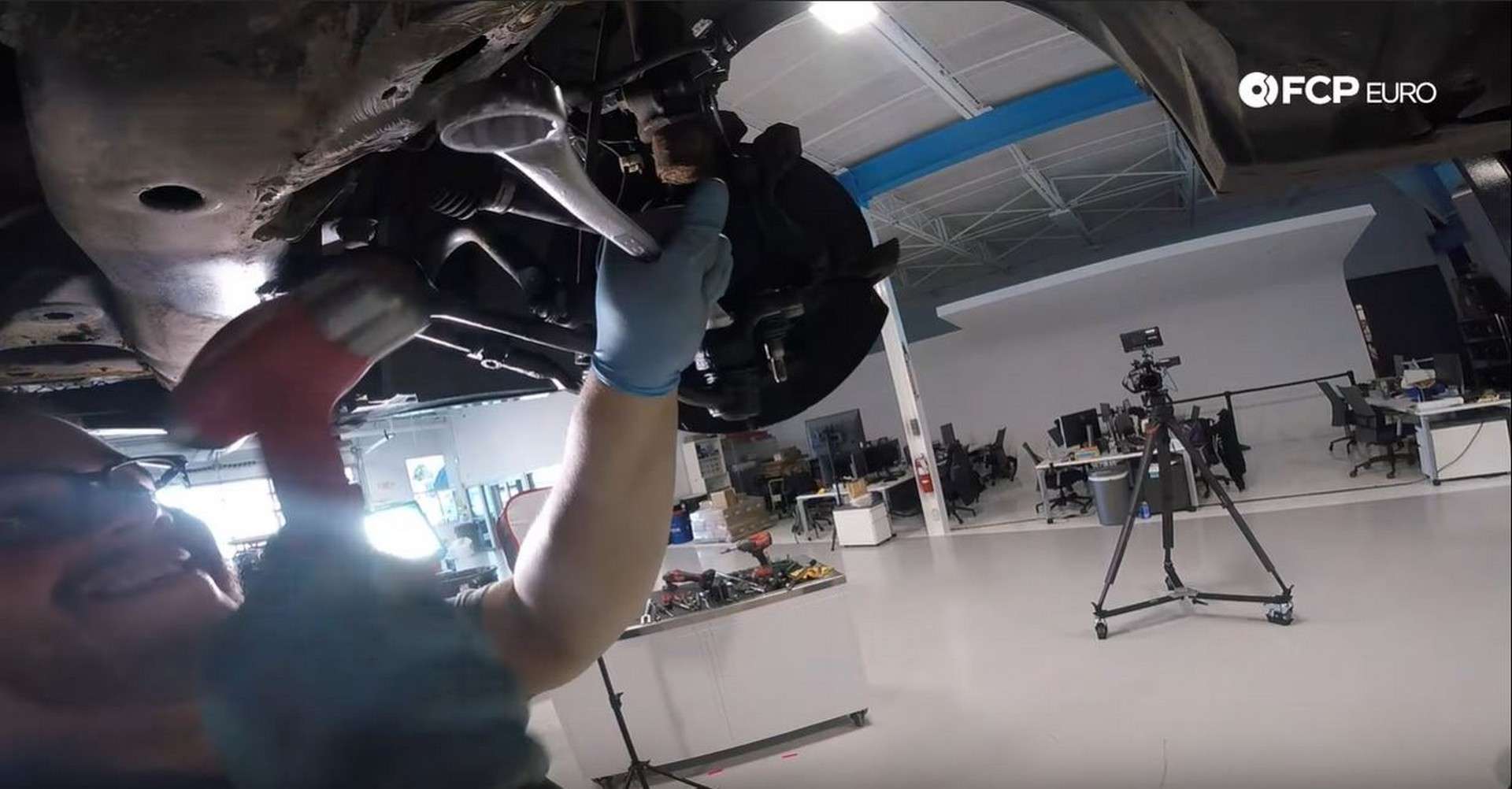 BMW Front Suspension Refresh loosening 24mm nut