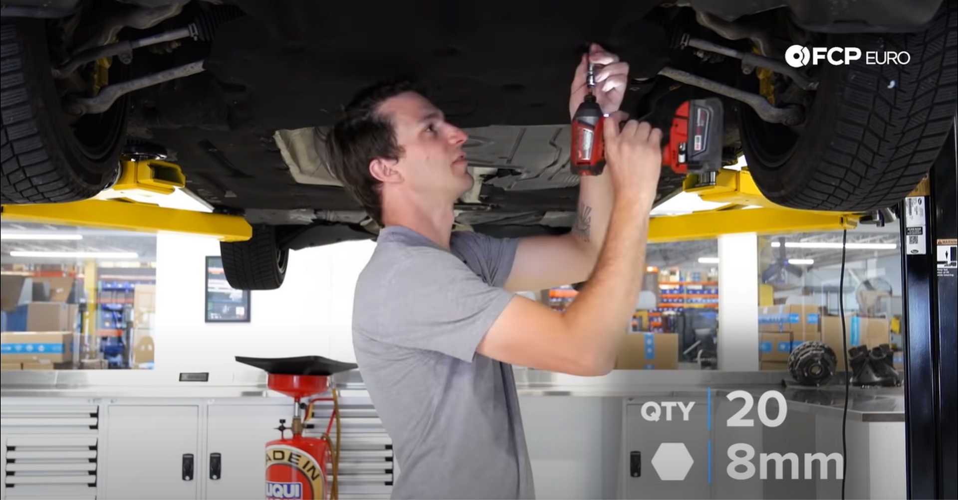 DIY BMW N20 Timing Chain removing the underbody panels-Removing-Underbody