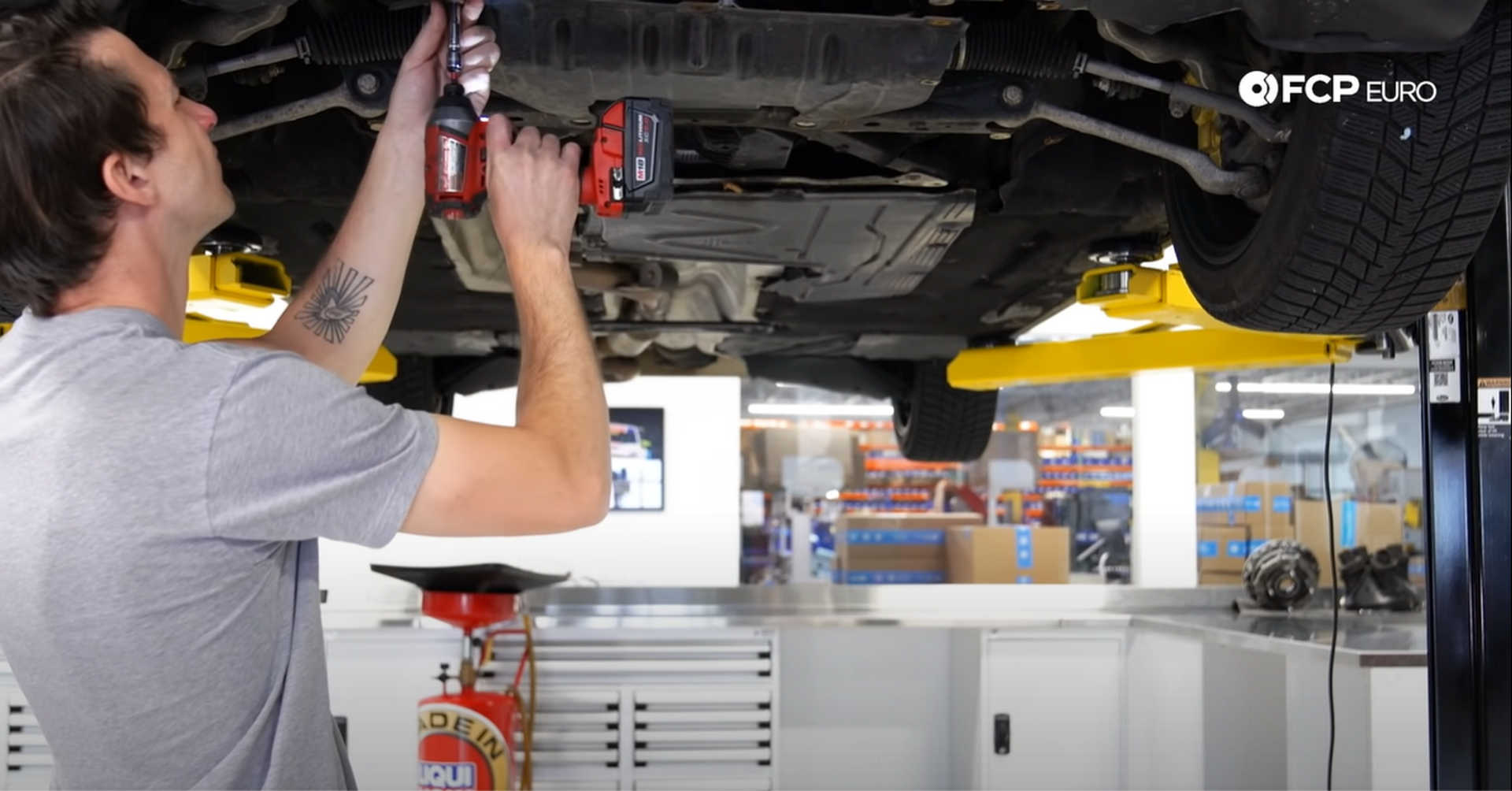 DIY BMW N20 Timing Chain removing the underbody panels-Removing-Underbody