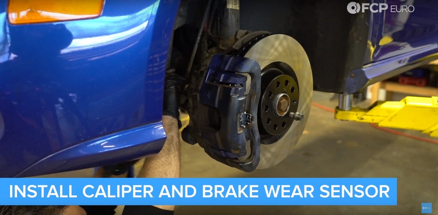 VW DIY Brake Job Caliper Install