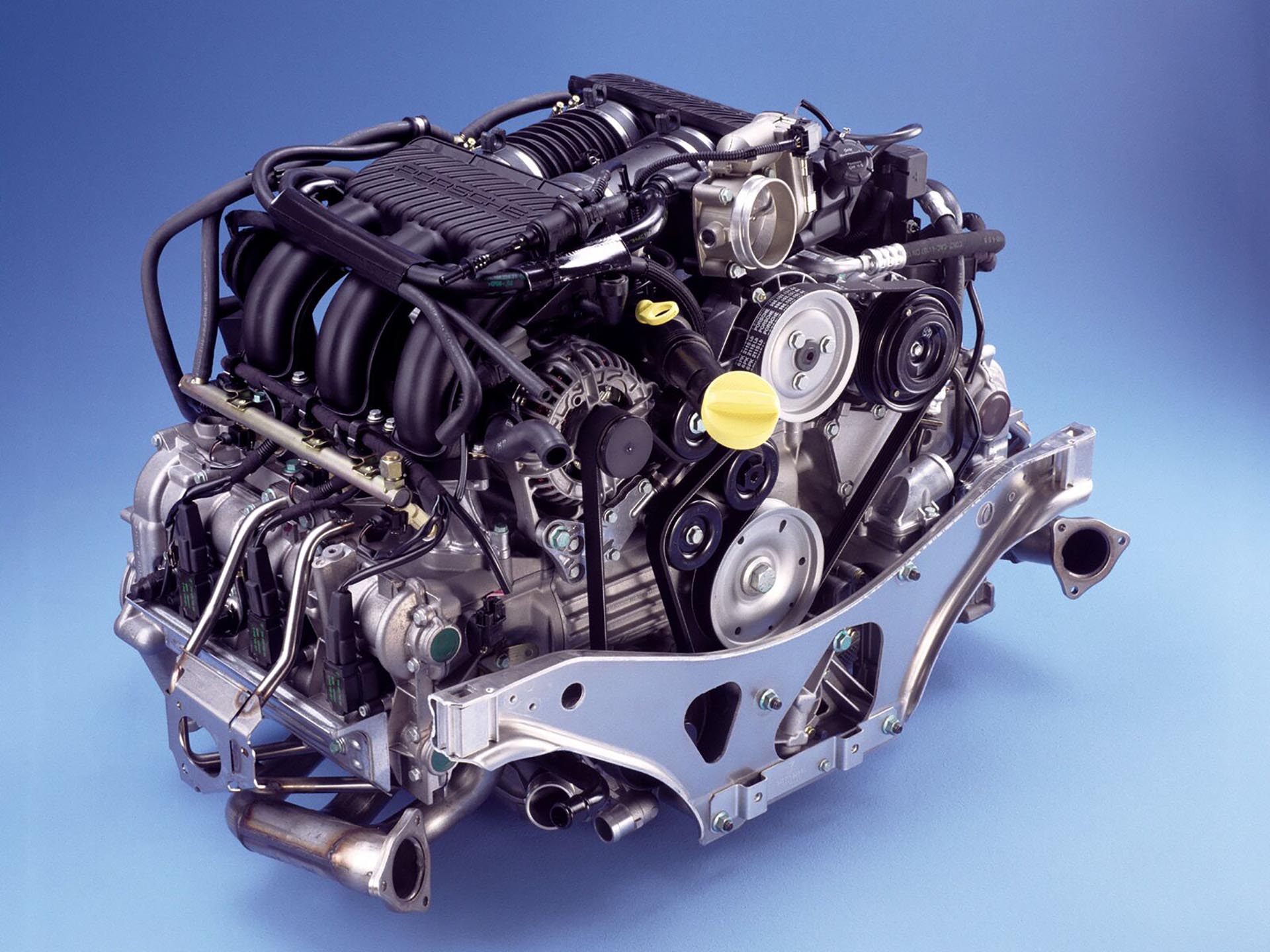 08_Porsche M96 flat-six engine