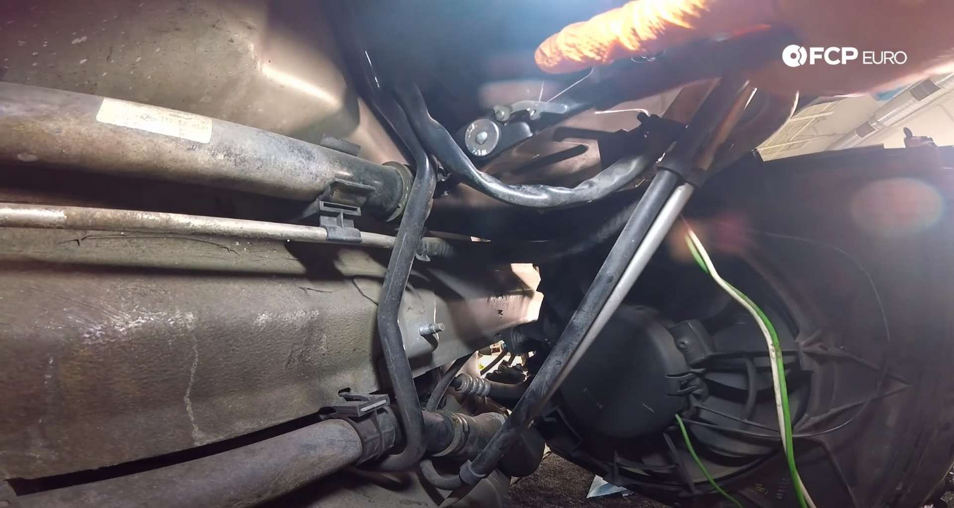 DIY Porsche 996 Radiator Replacement remaining bumper cover screws