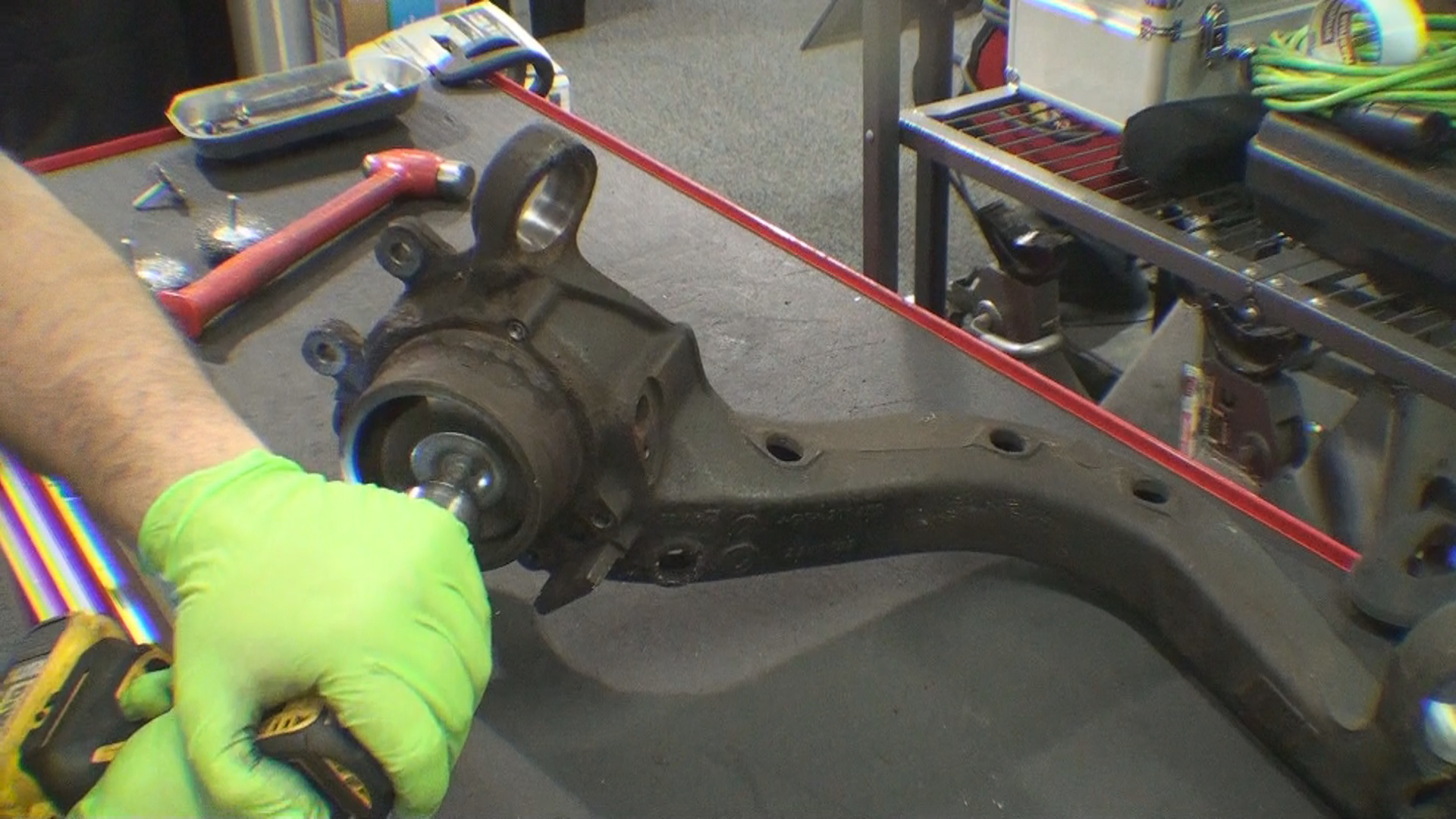 E36 M3 Trailing Arm Bore Cleaning