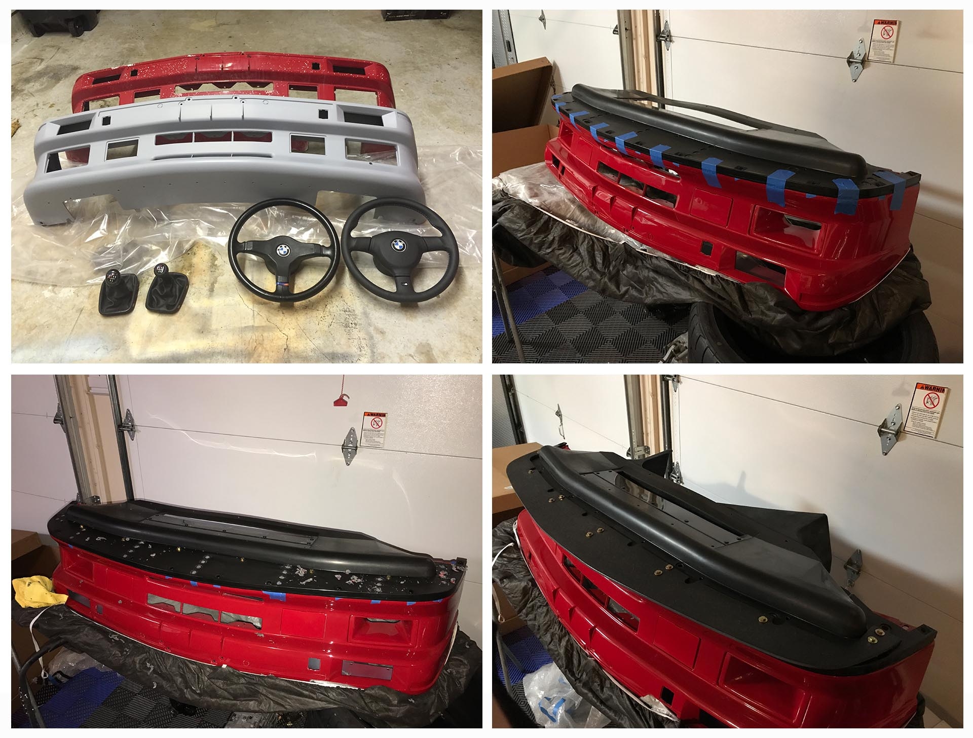06_BMW E30 M3 Evo Splitter Installation
