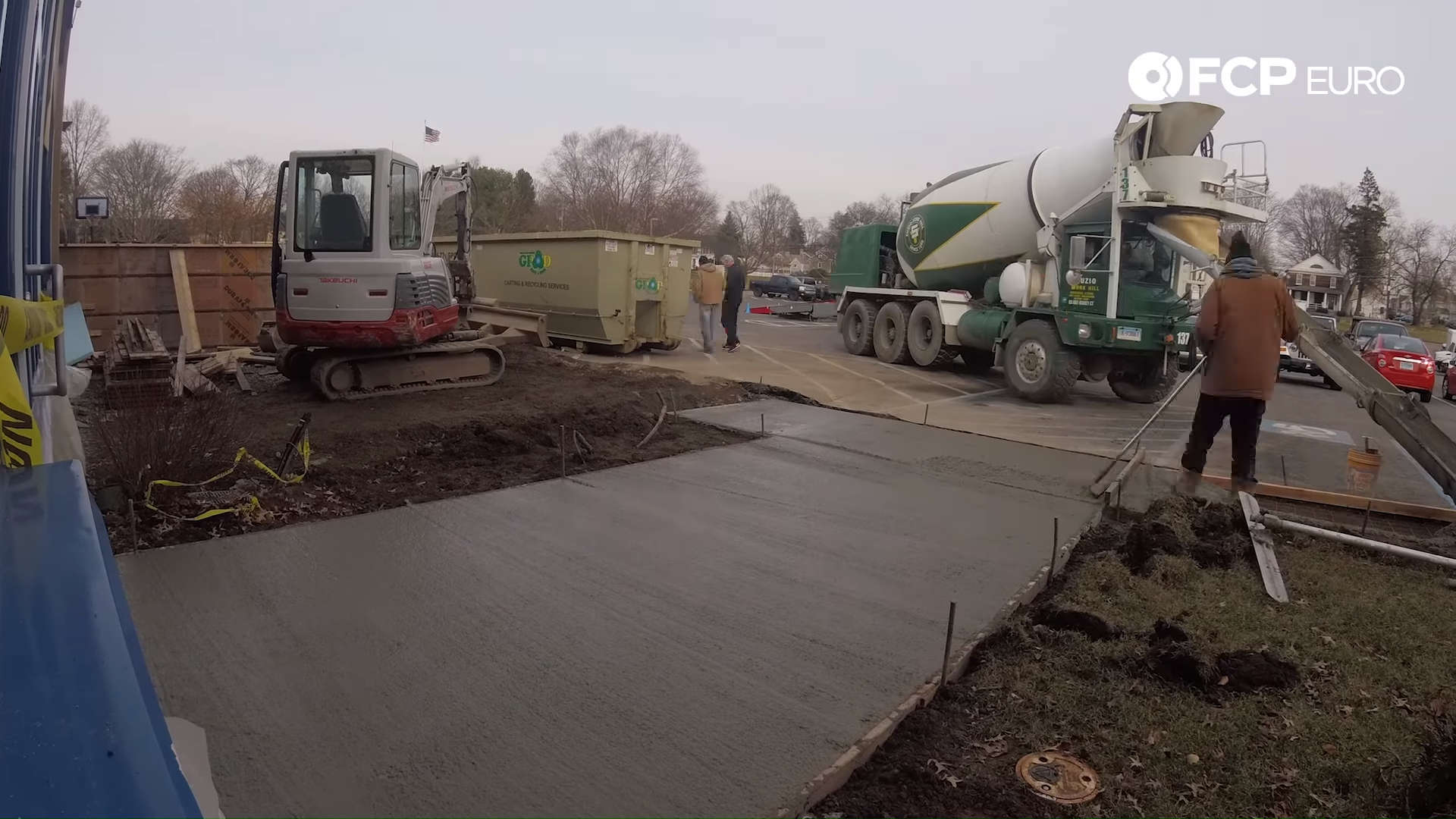 Expansion Concrete Pour