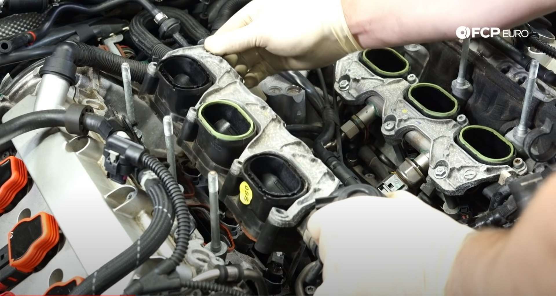 DIY Audi 3.0T PCV/AOS Replacement removing the manifold