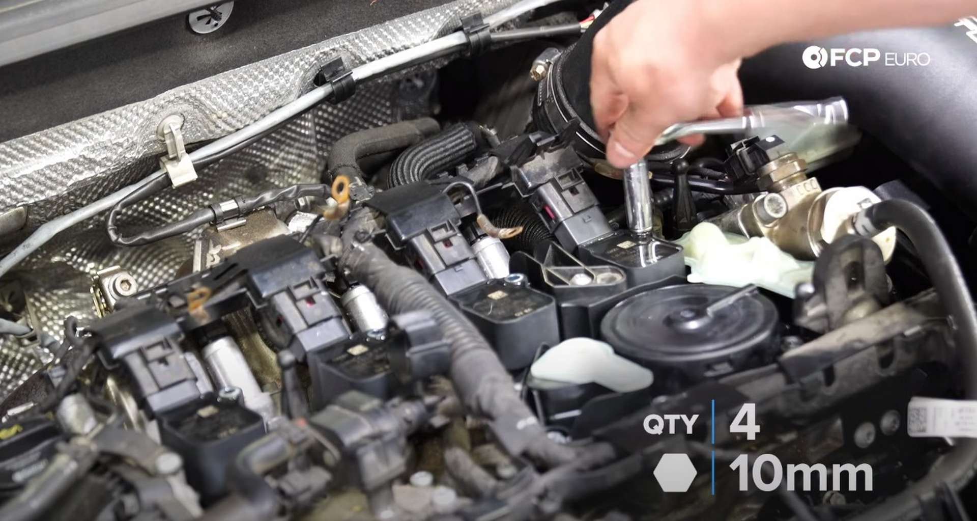 DIY VW/Audi Spark Plugs and Ignition Coils installing the ignition coil studs