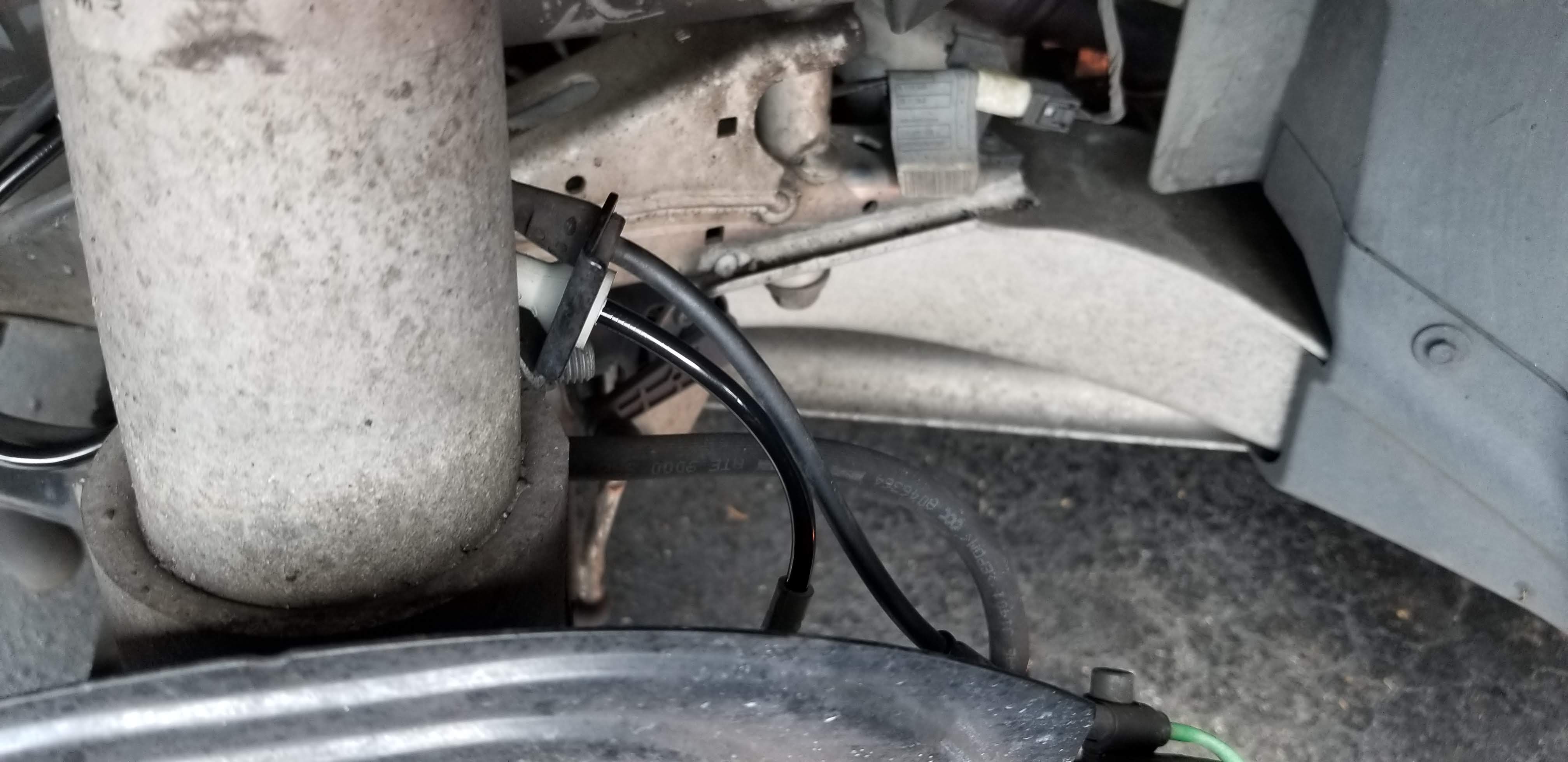 Step 4 - front wheel speed sensor 2