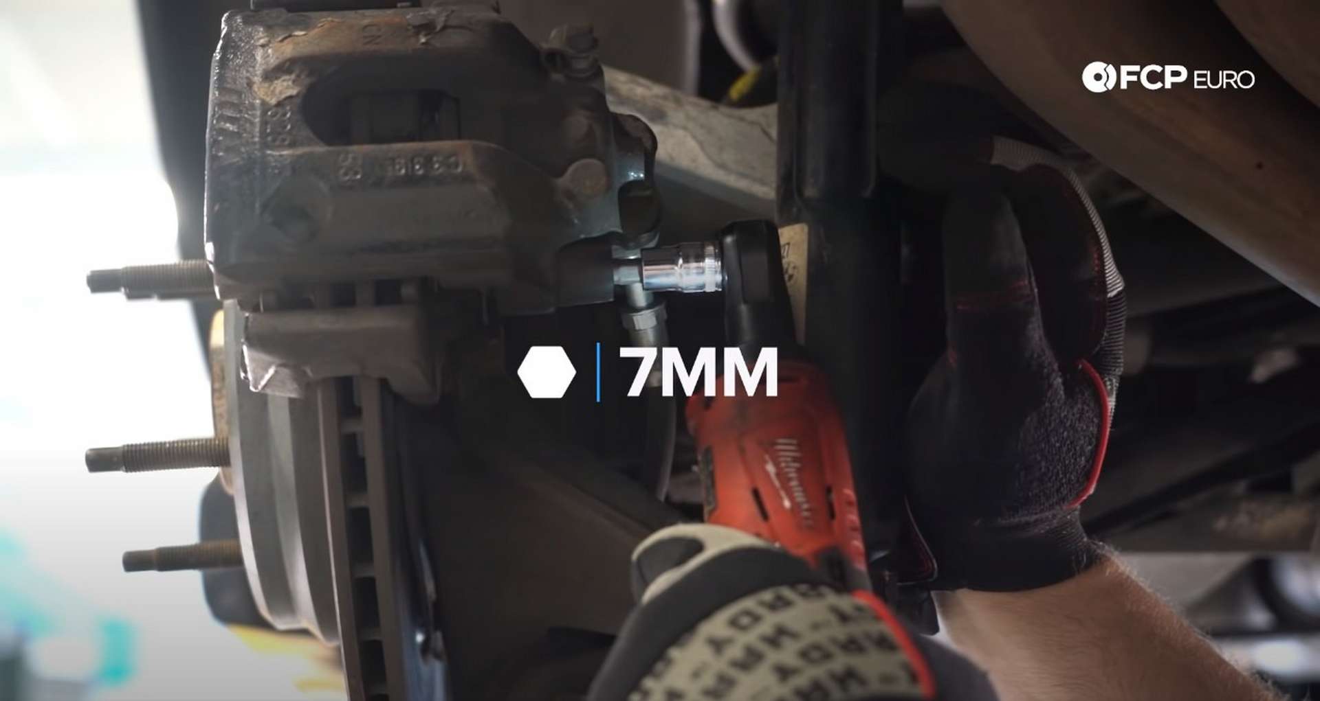 DIY E46 BMW M3 Rear Subframe Refresh Part 1 removing the caliper's guide pins