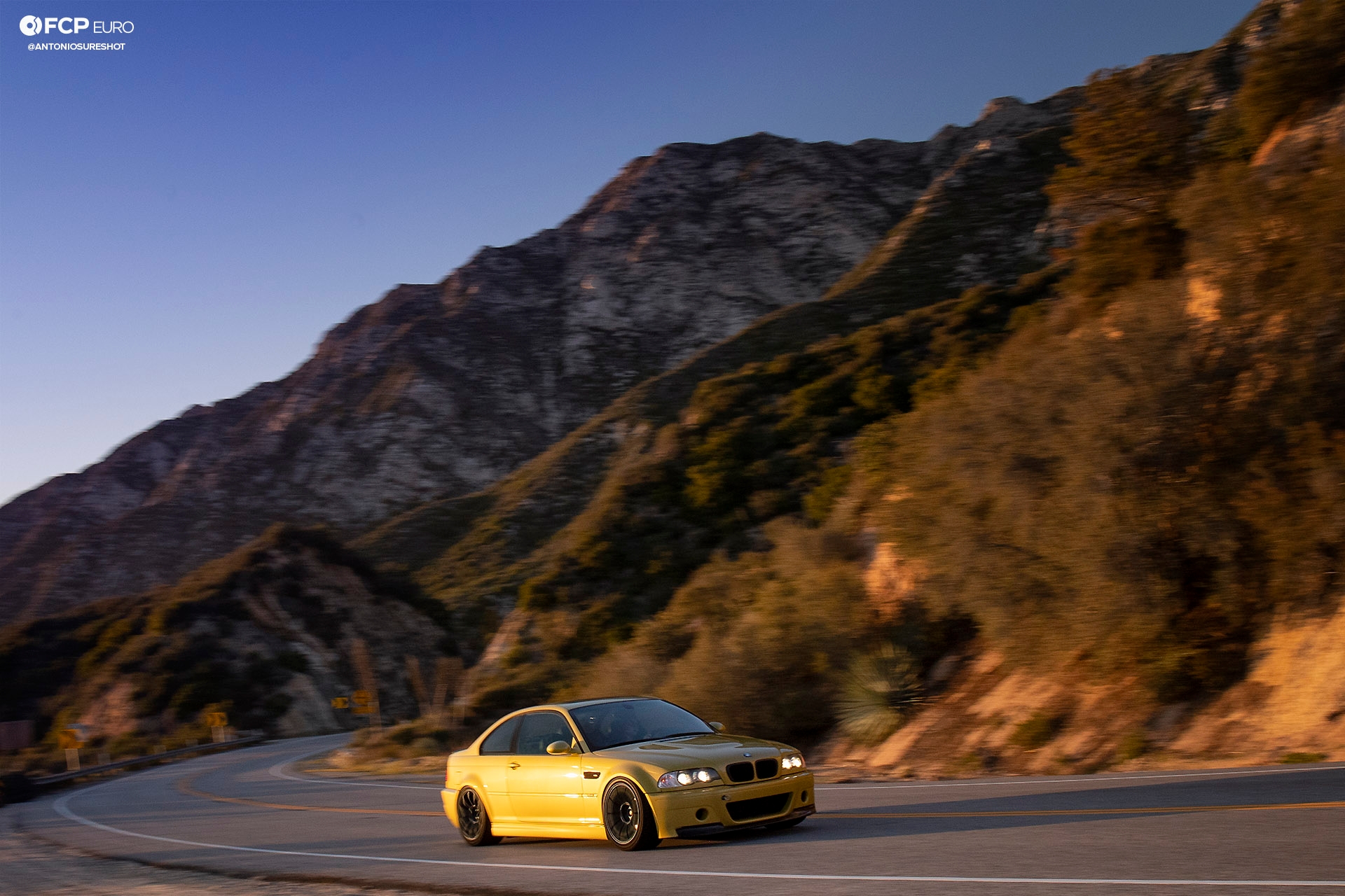 M3 BMW E46 Phoenix Yellow Volk Racing ZE40 ANT28233