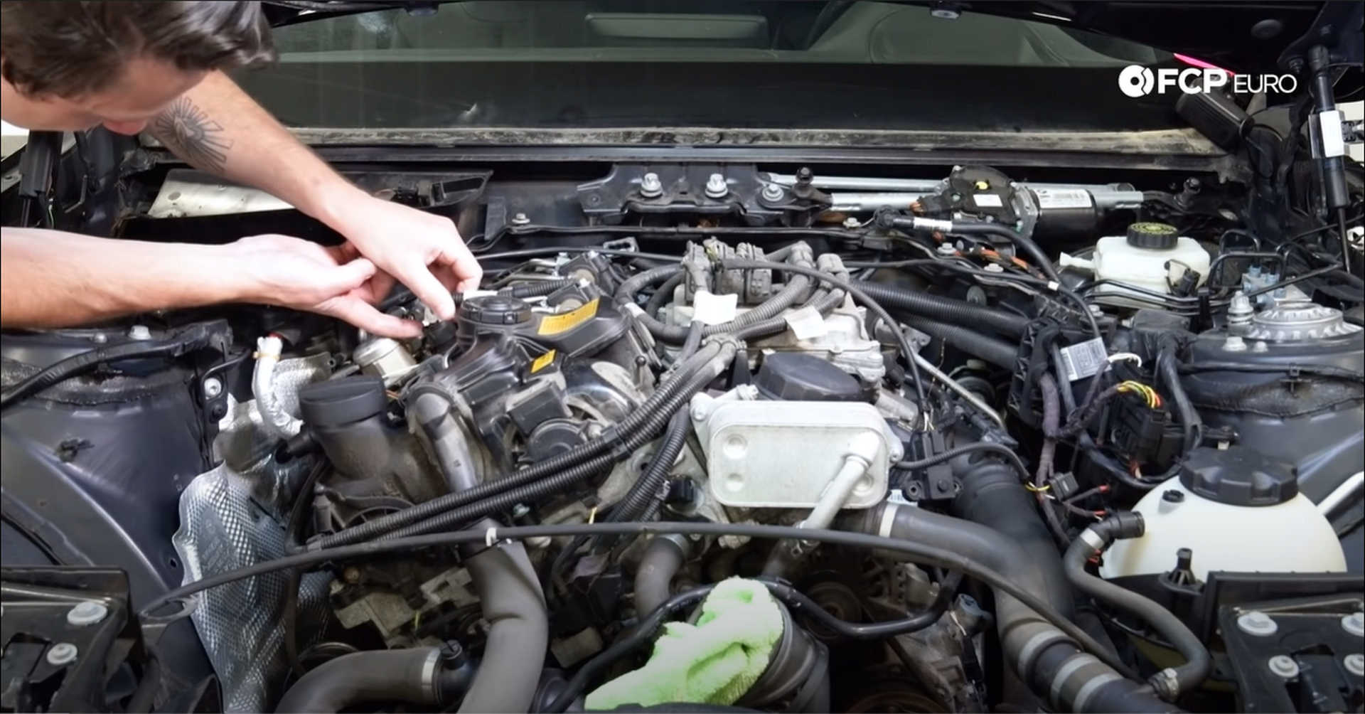 DIY BMW N20 Timing Chain removing the electricals