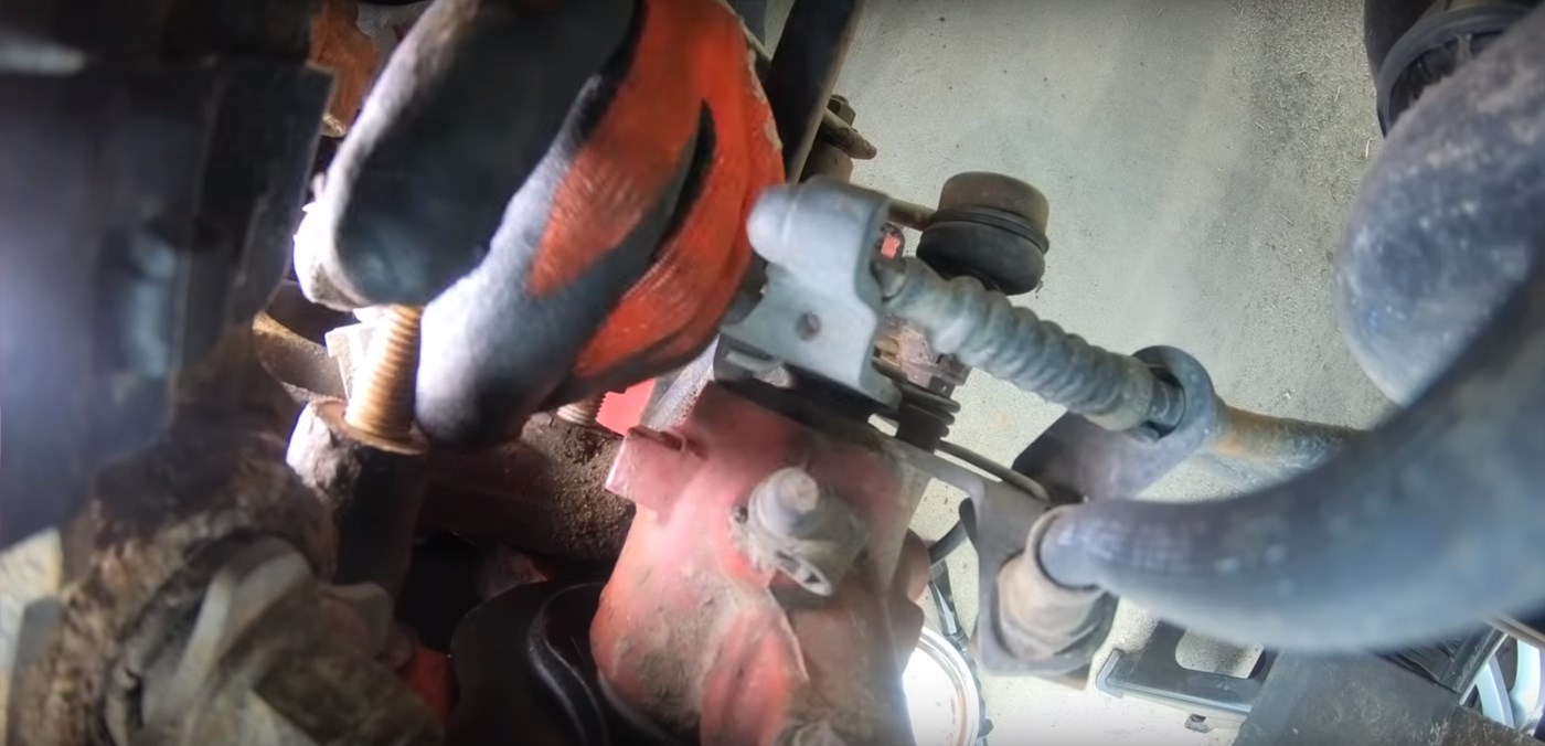 Caliper Hold Down Bracket Installation