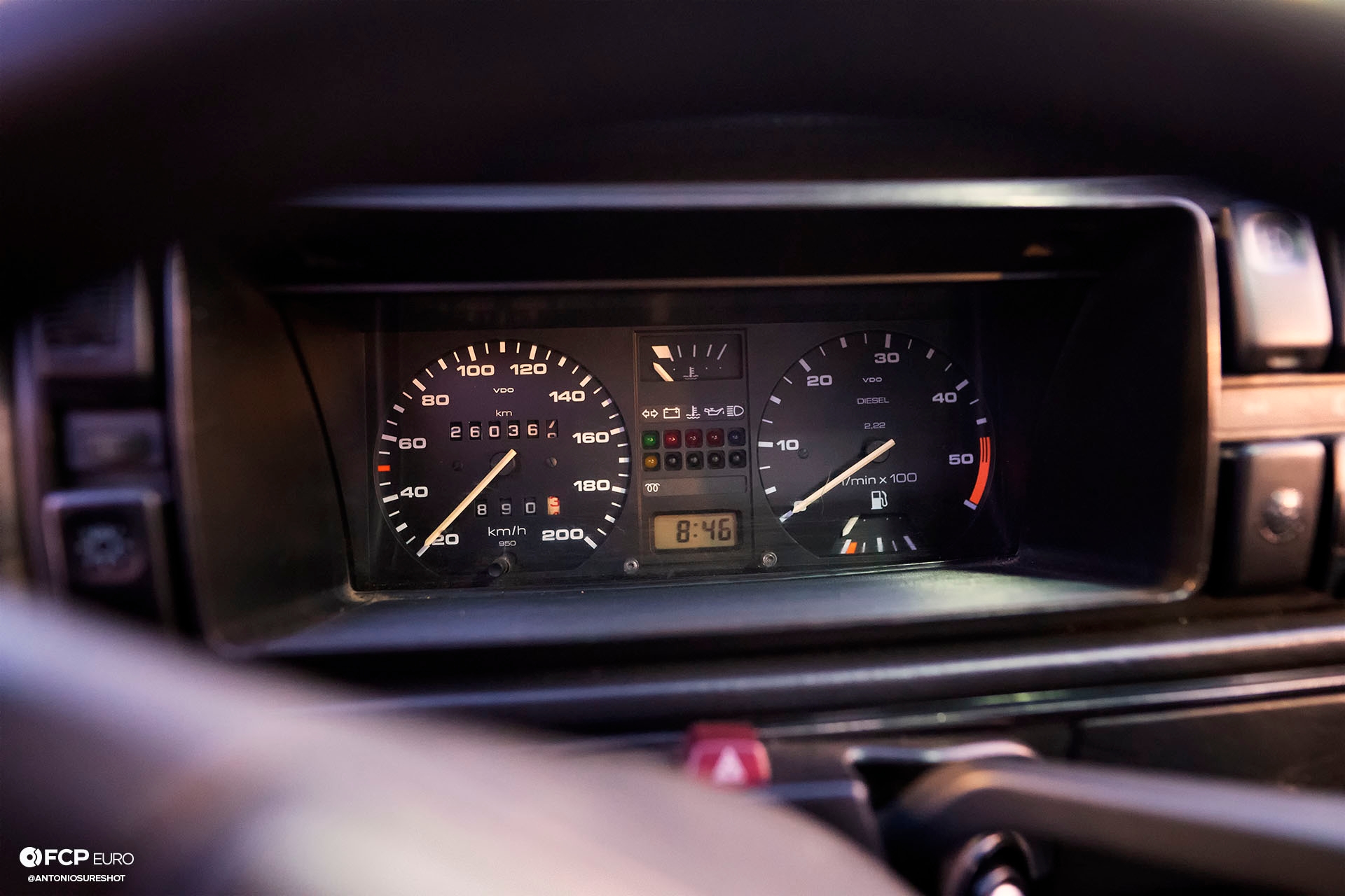Turbo-Diesel VW Golf Country Gauge Cluster