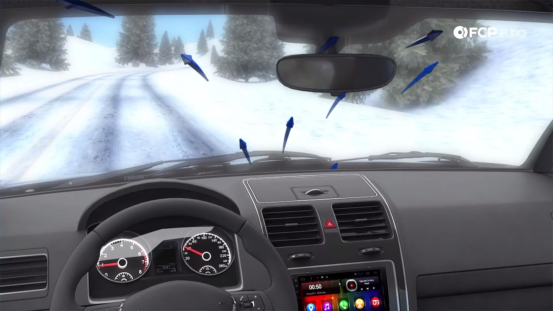 automotive defroster airflow diagram