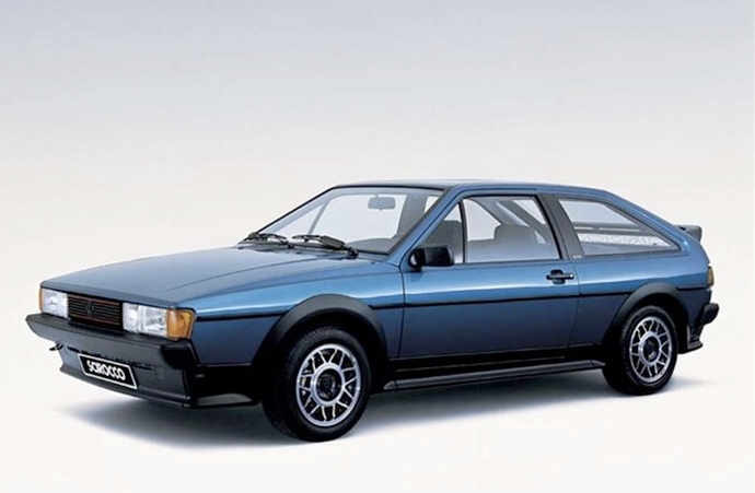 Affordable Vintage Models VW Scirocco front 3-quarter