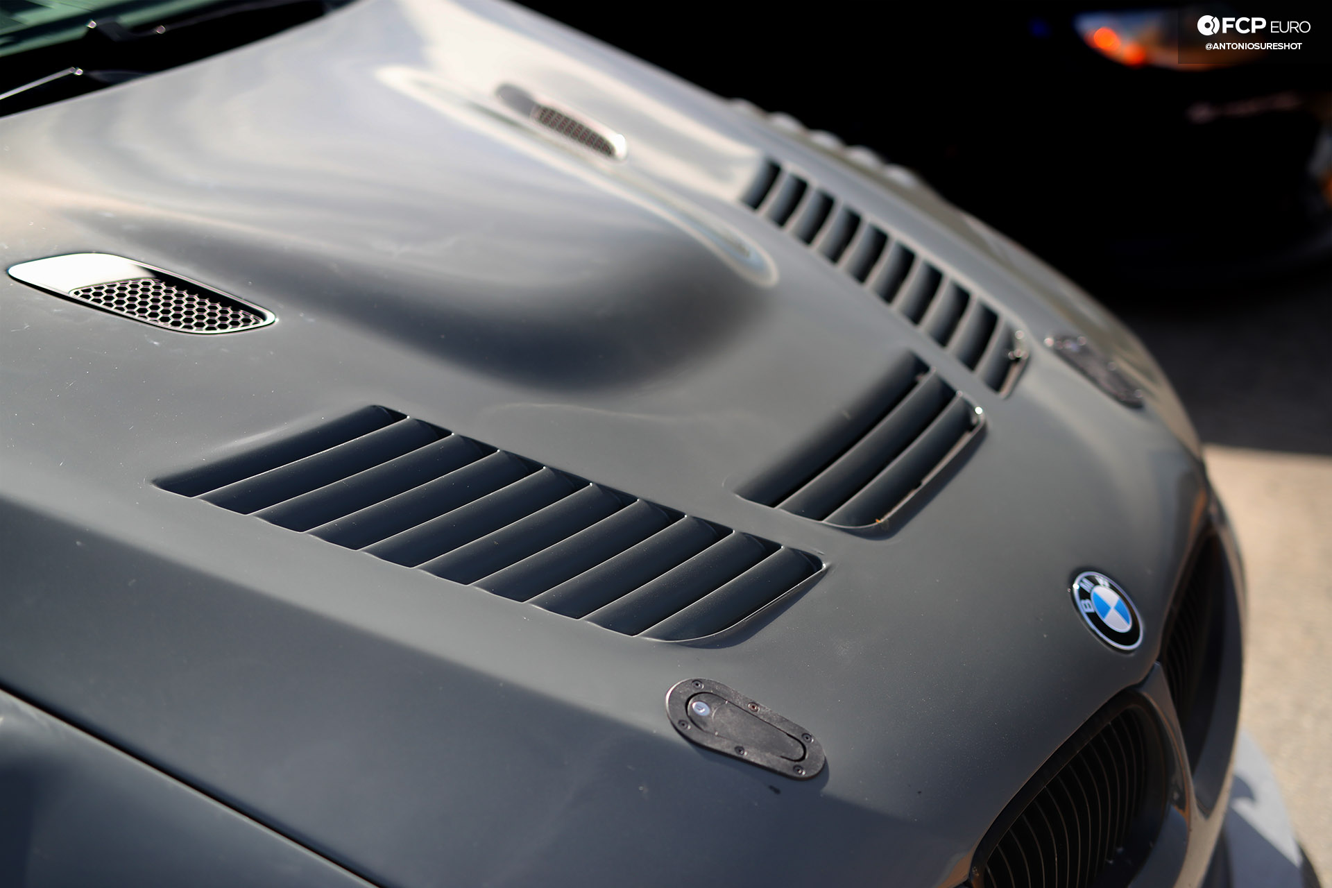 Bimmer Challenge BMW E92 M3 Motorsport 24 Vented Louvered Hood FCP Euro