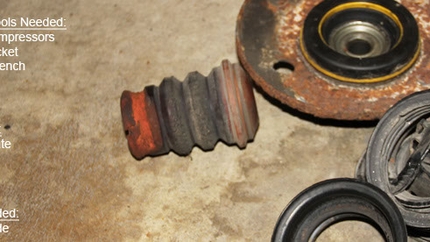How to Replace Strut Mounts, Bearings, and Boots on a Volvo 940