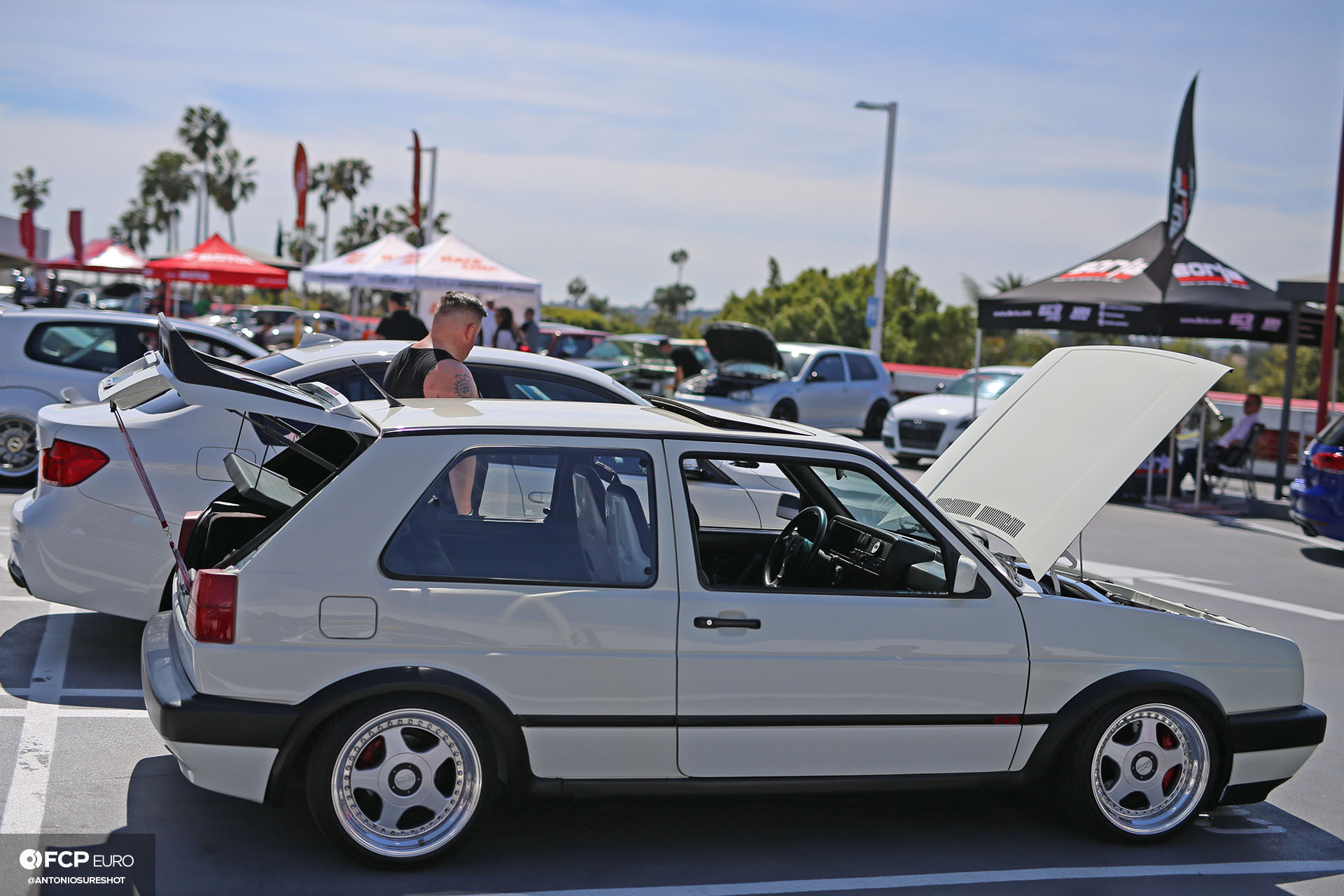 VW GTI w OZ Racing 3 piece wheels