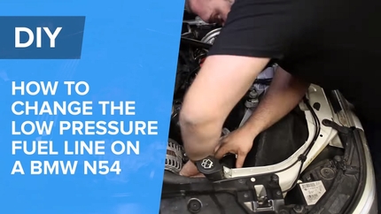 How To Replace The Low-Pressure Fuel Line On A BMW N54