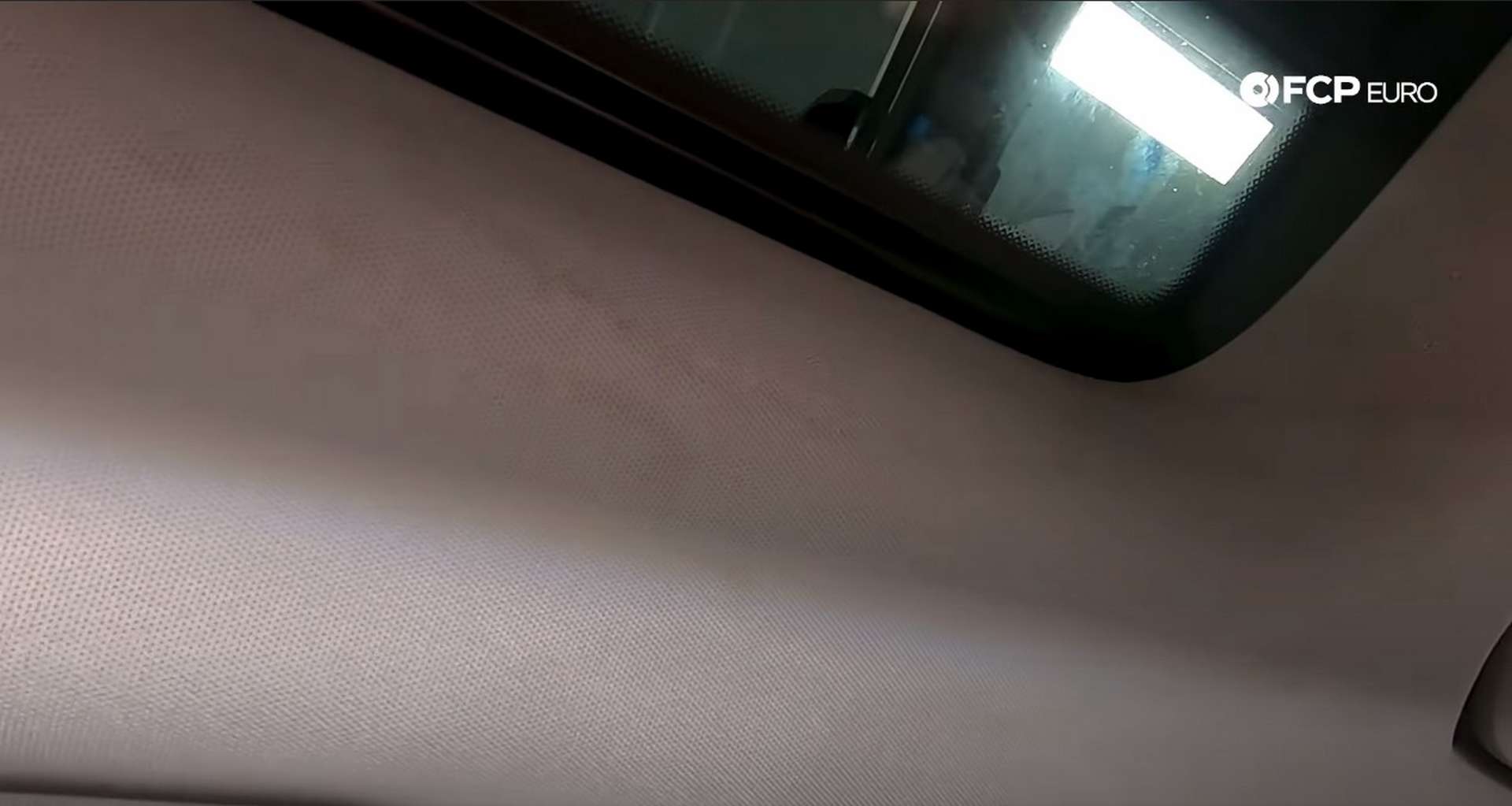 Tech Tip Preventing Interior Leaks stained headliner