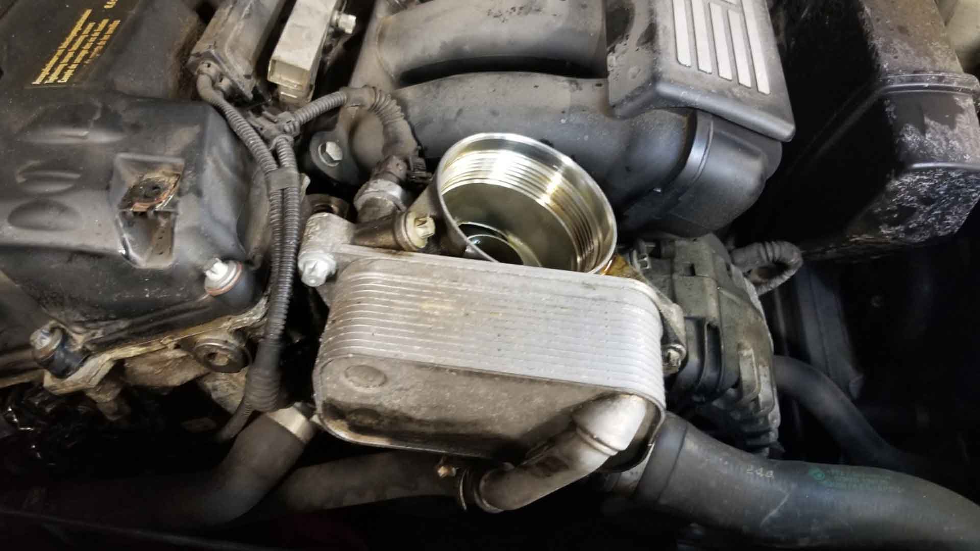 BMW Oil Filter Housing