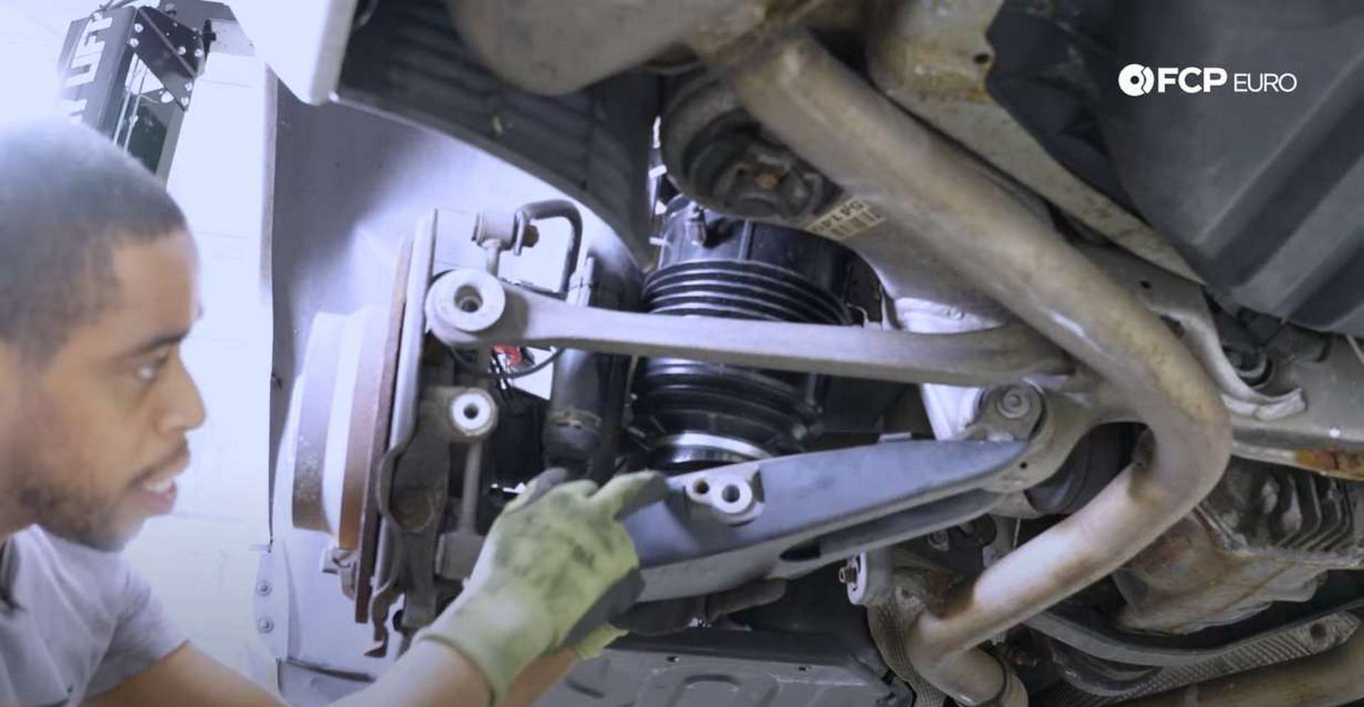 DIY Mercedes AIRMATIC Spring Replacement installing the air-spring