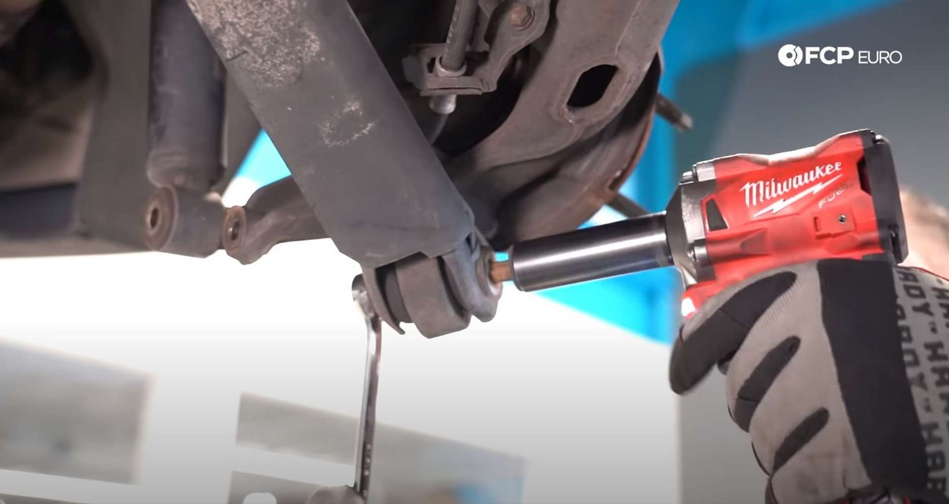 DIY E46 BMW M3 Rear Subframe Refresh Part 1 removing the trailing are eccentric bolt