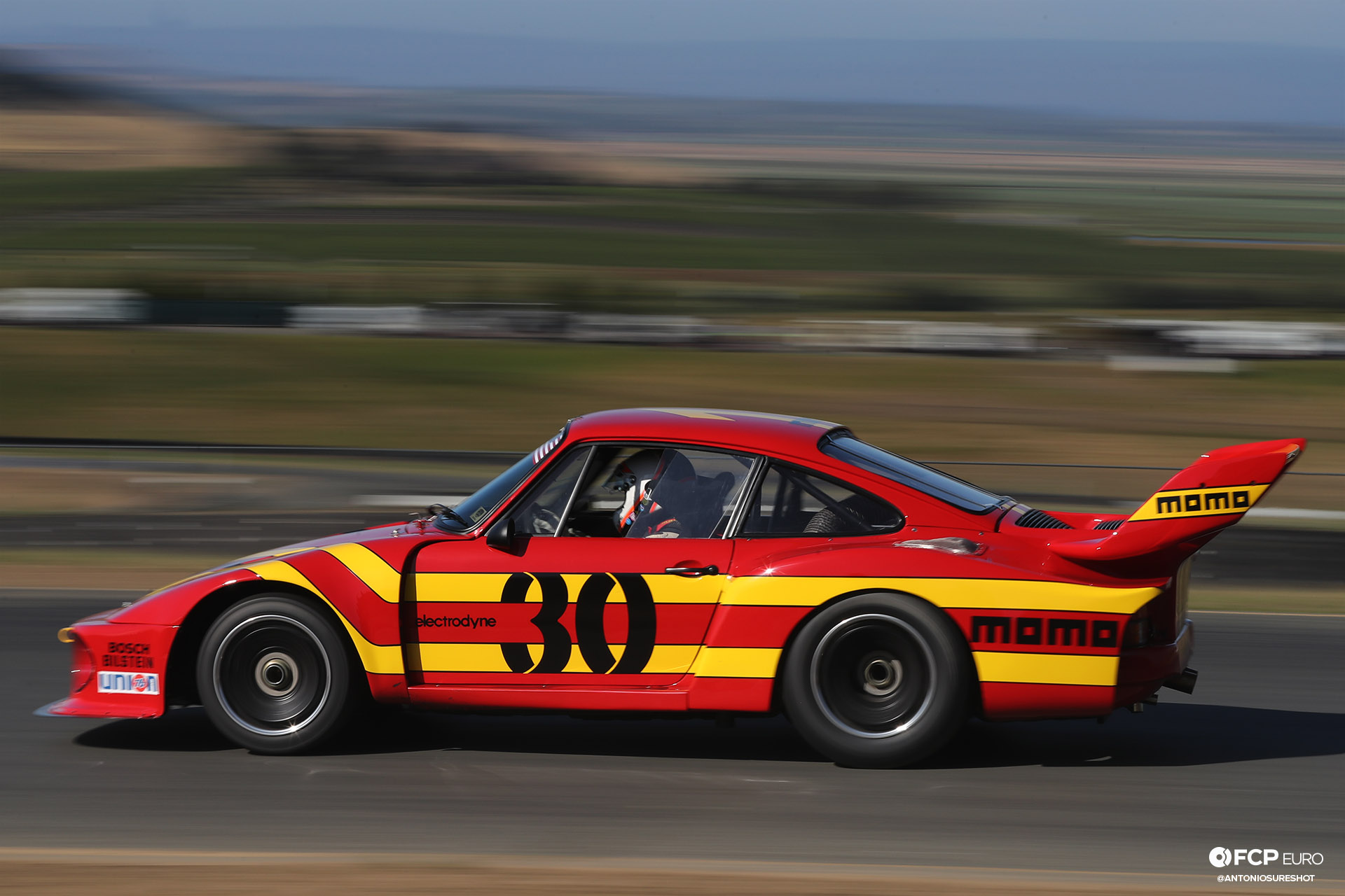Momo Porsche 935 Alan Terpins Gianpiero Moretti Luftgekuhlt BBS Wheels Sonoma Speed Festival Antonio Alvendia