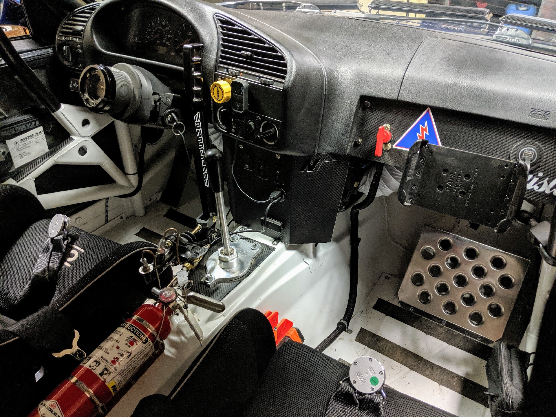 Bearded Ryno Rally Team BMW E36 M3 Rallycar Interior