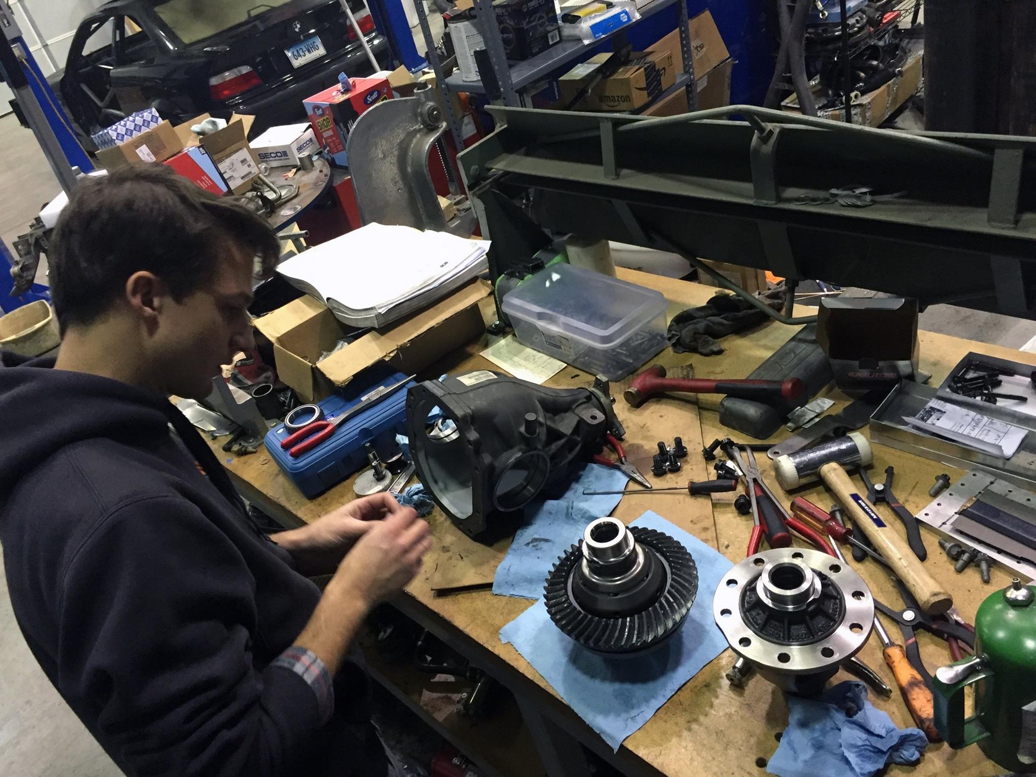Mercedes C300 Race Car Update - Differential Rebuild and Install