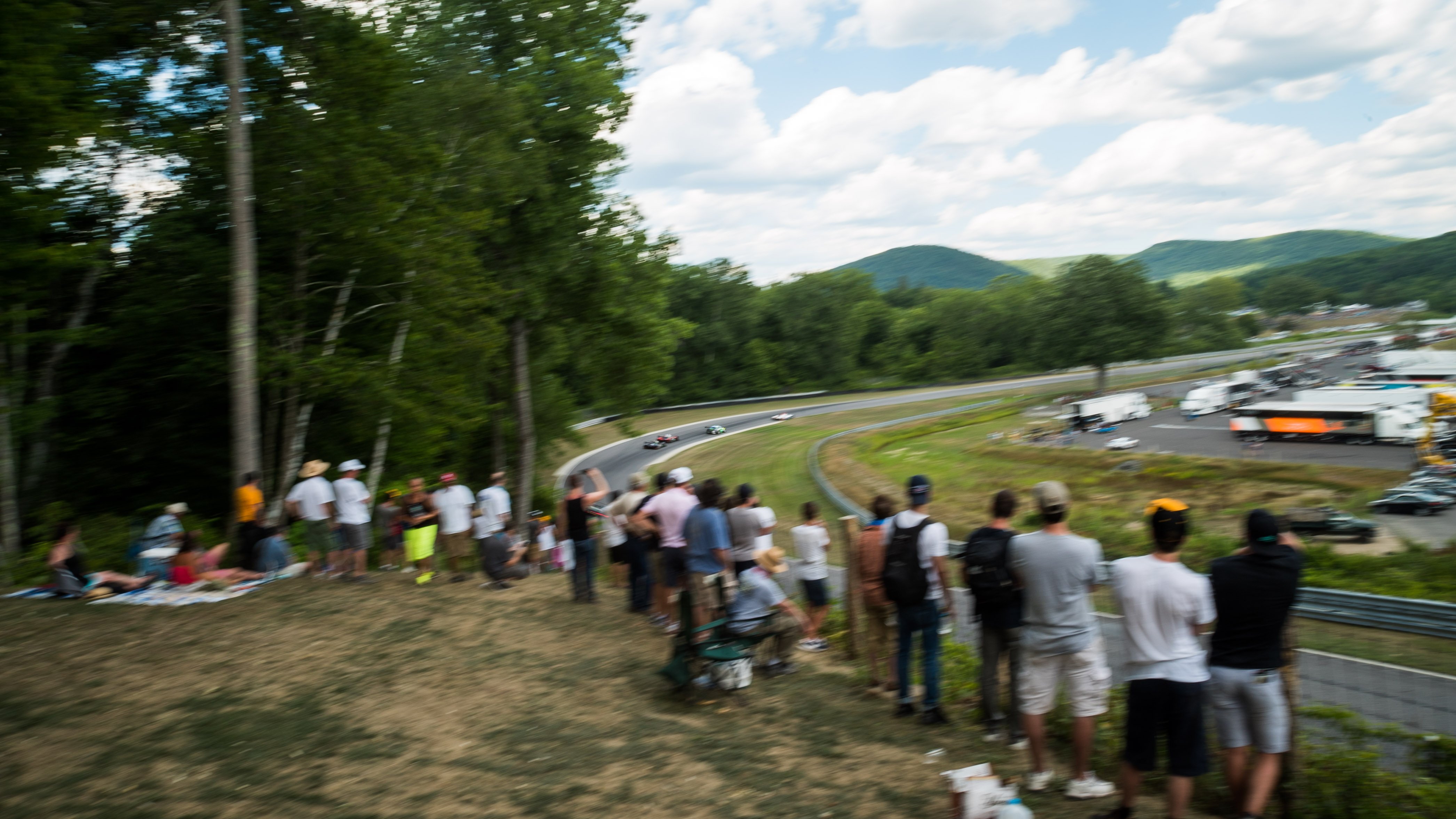 Lime Rock Park Downhill - Spectator View