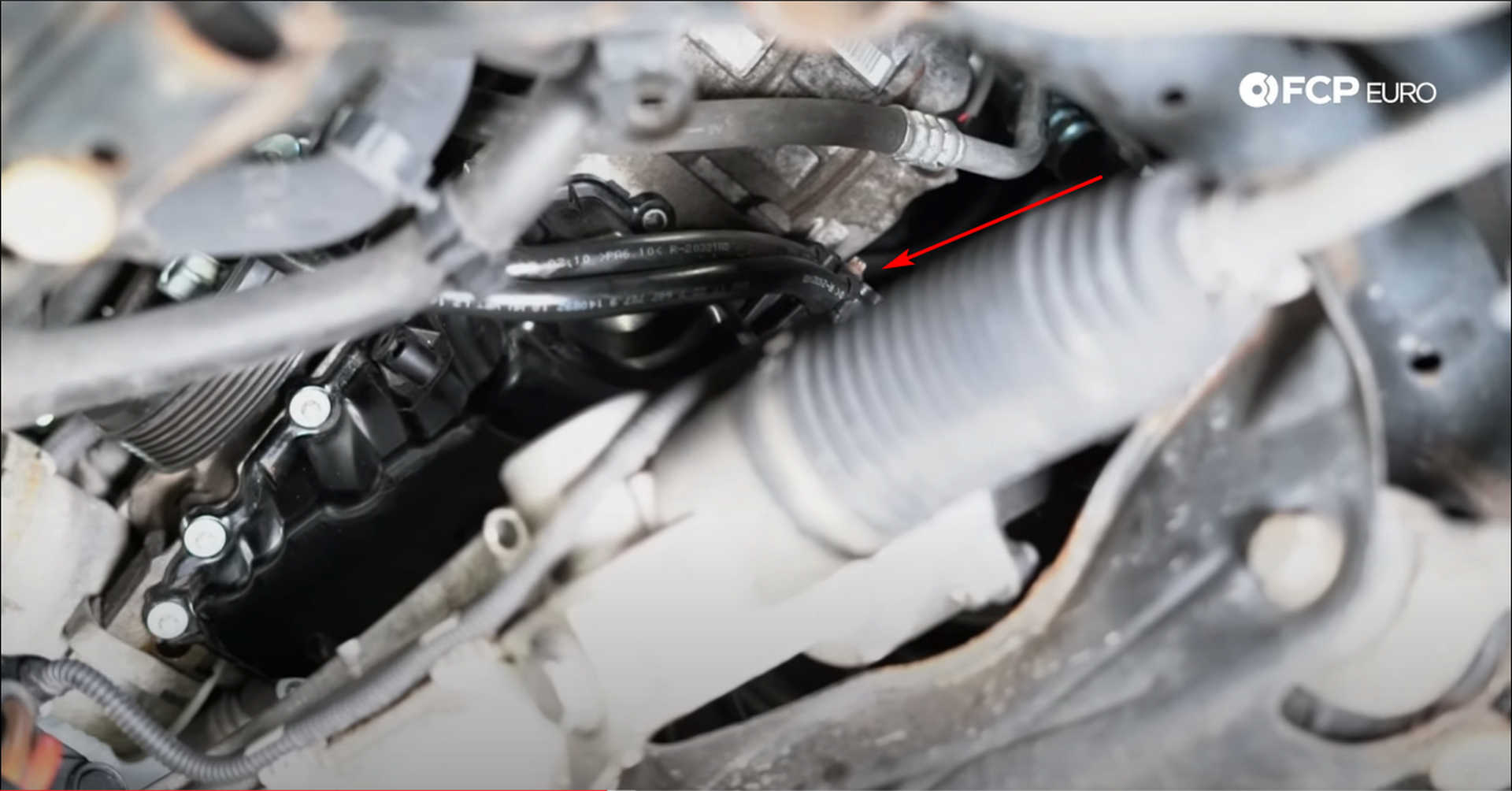 DIY BMW N20 Timing Chain transmission line bolt location