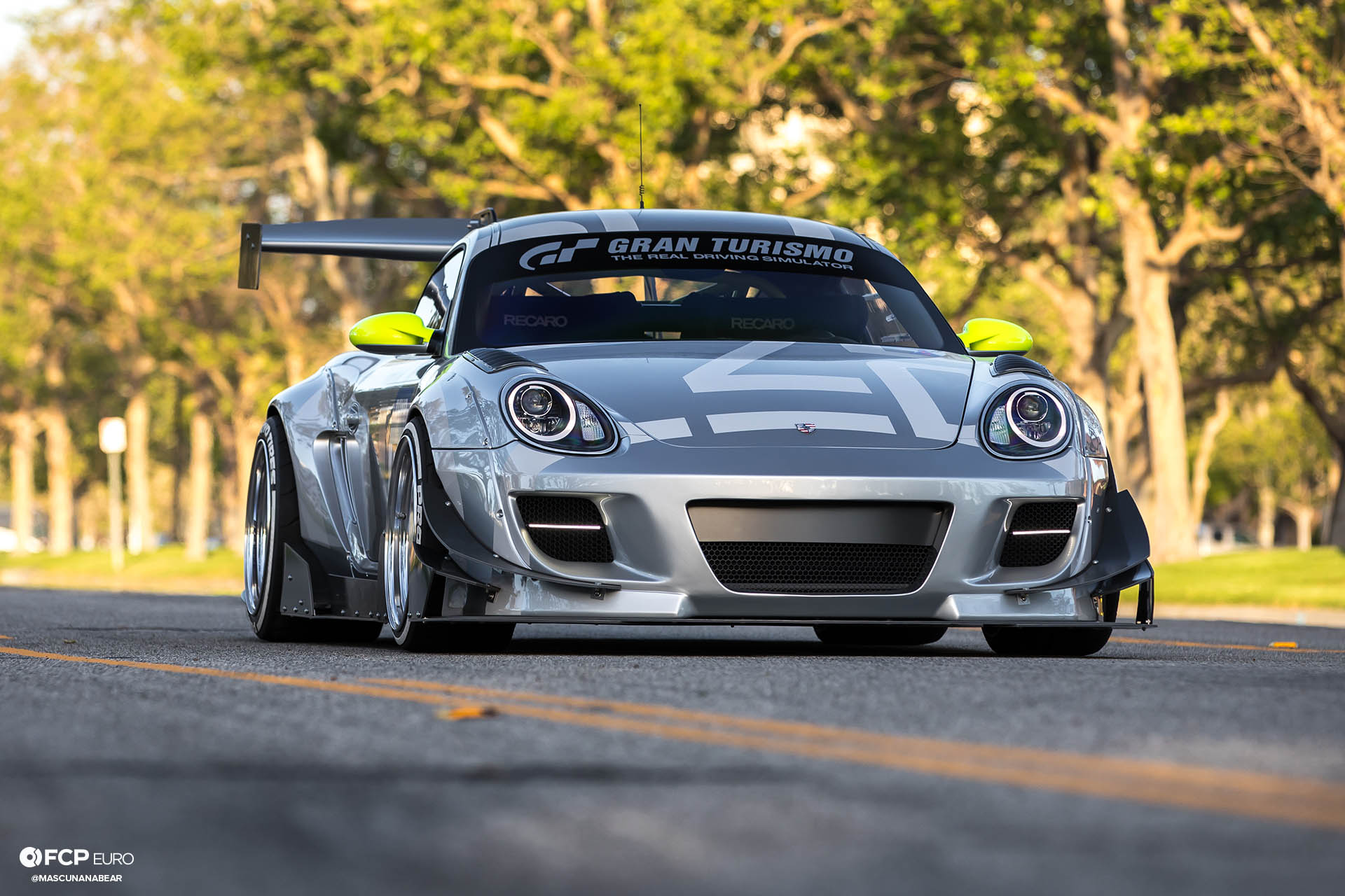 Pandem Widebody Porsche Cayman S Toyo Tires Moton Suspension Work Meister Tarett Brembo Voltex Recaro Dionne Mascunana 
