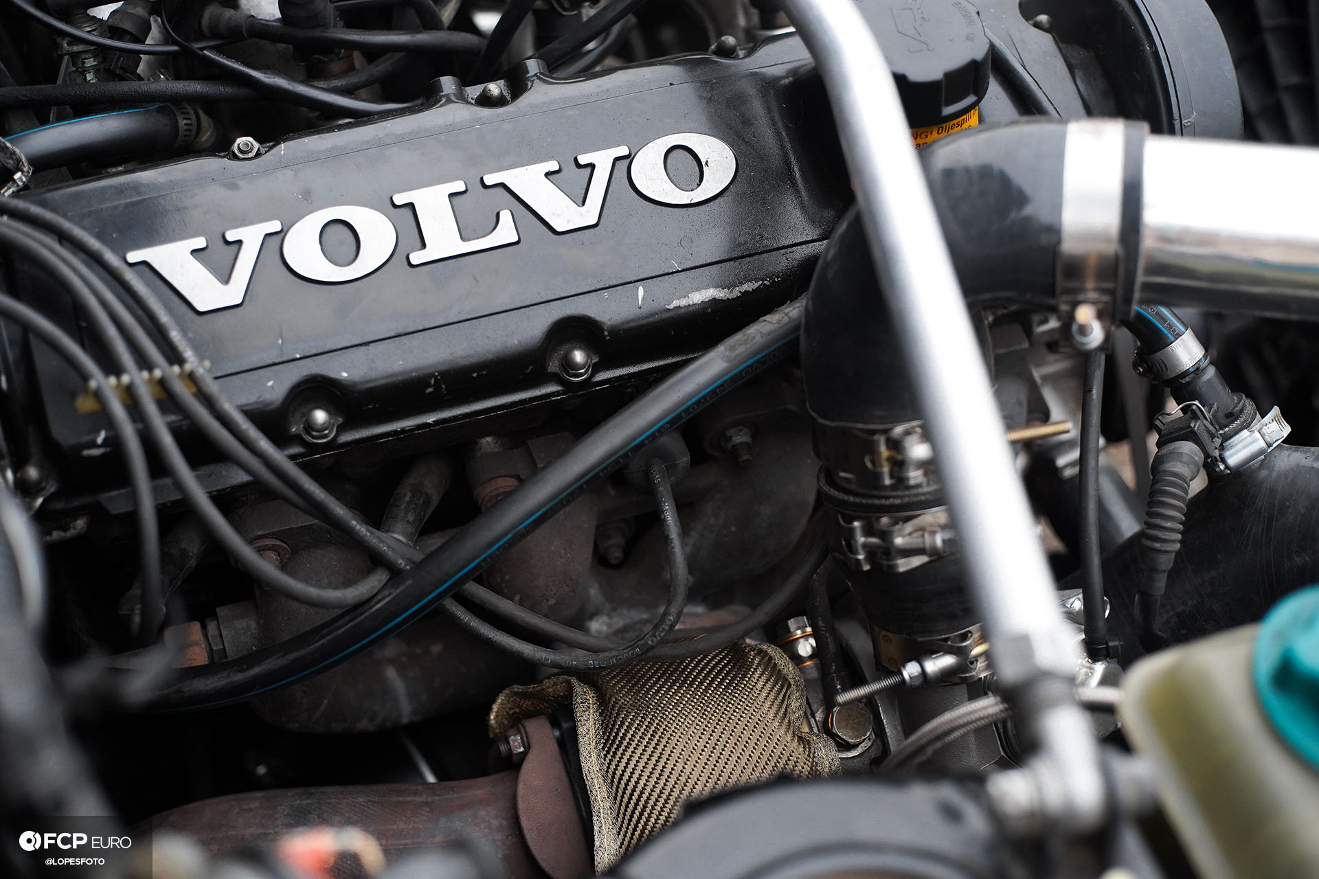 Swedish Metal Overlanding Volvo 940 Turbo Wagon Engine