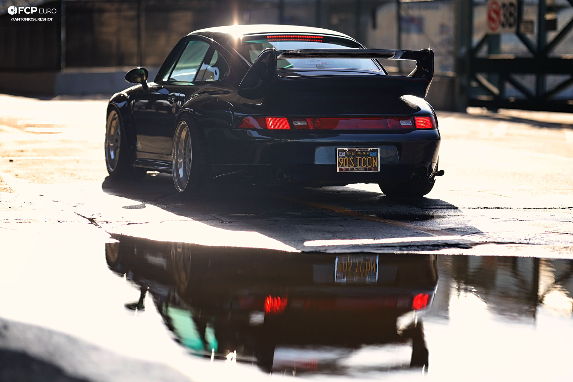 1996 Porsche 911 Carrera 993 RWB rear 3/4