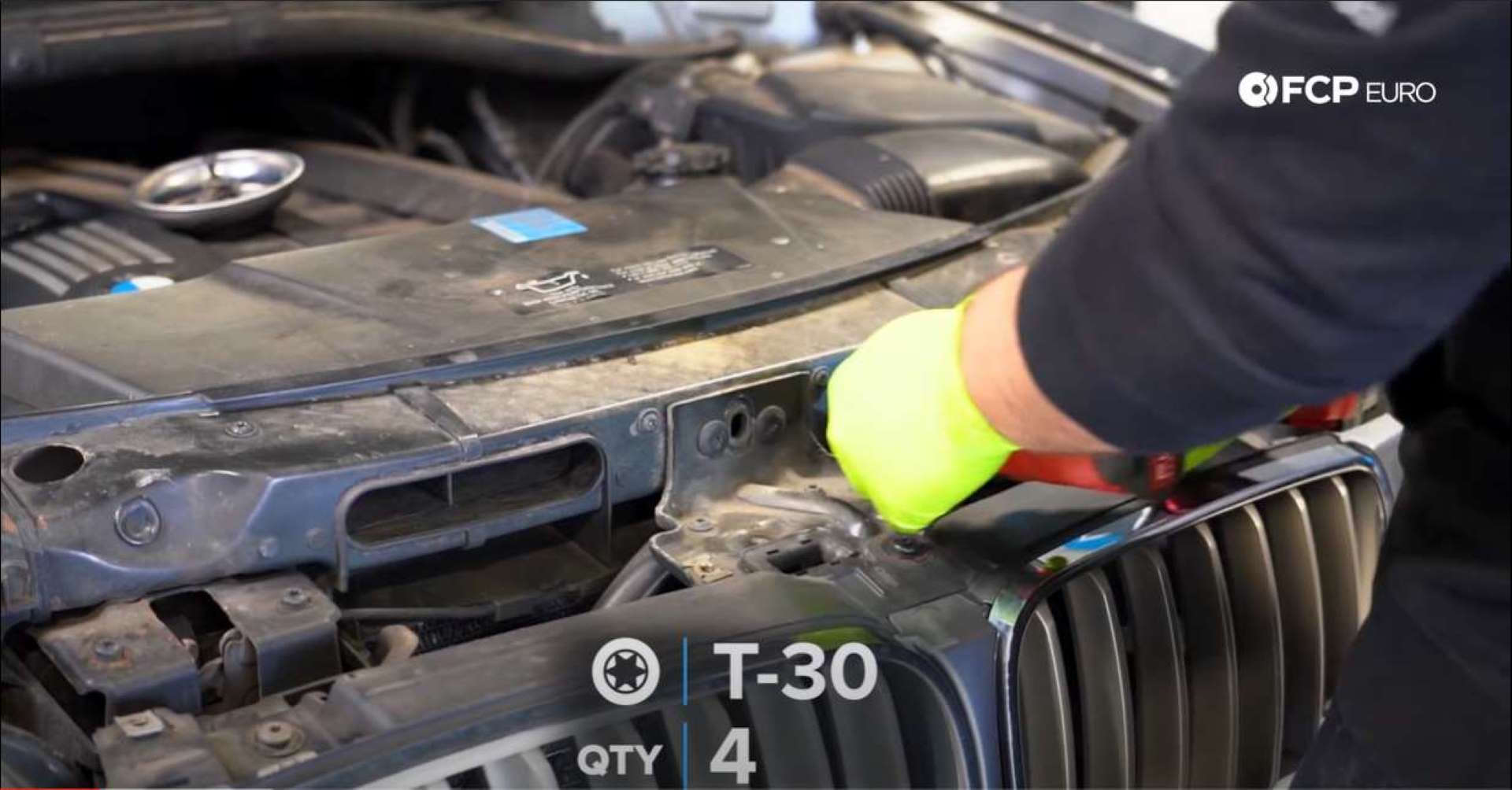 BMW N52 Alternator Replacement removing ducting screw