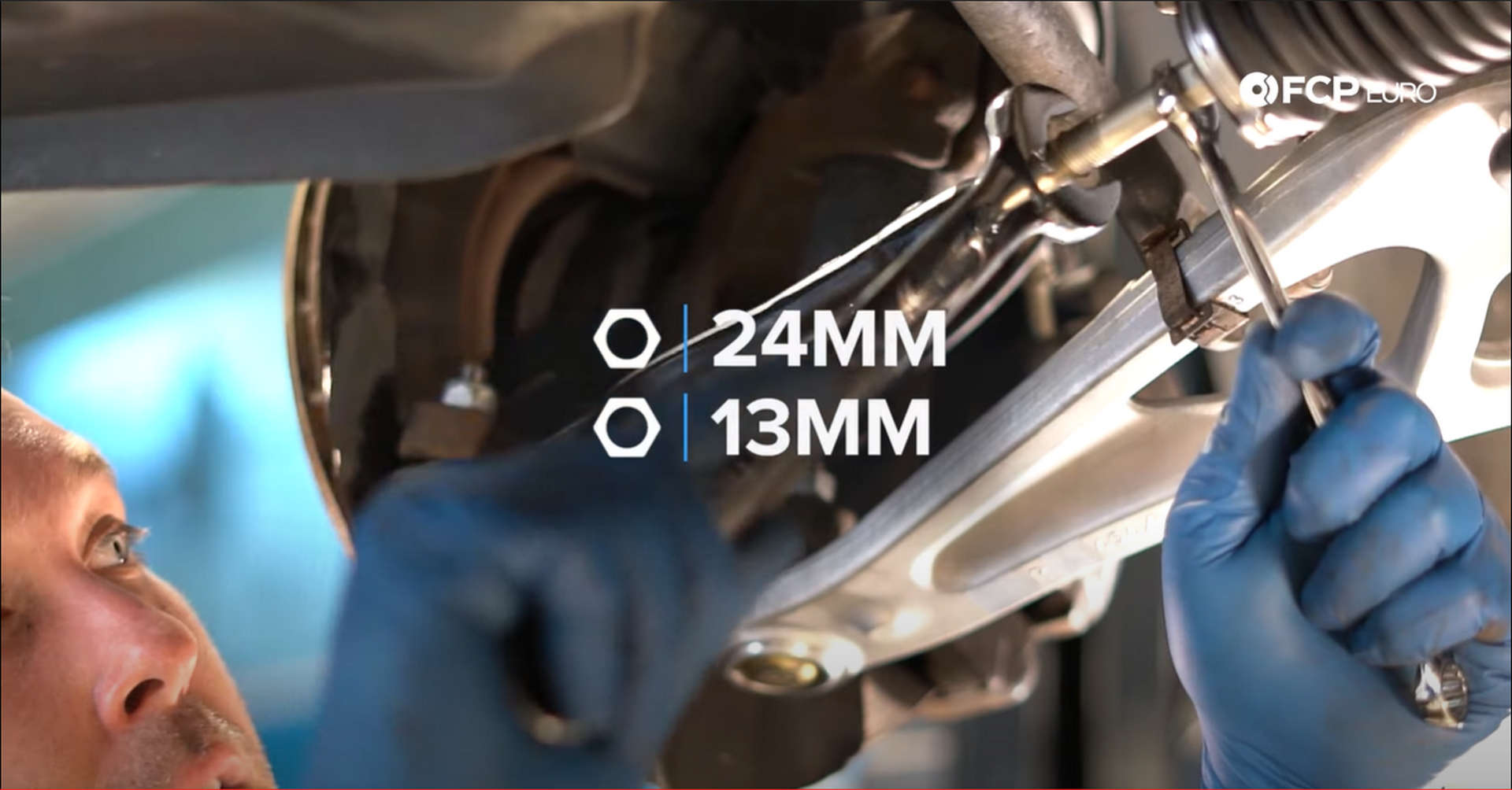 DIY BMW Front Suspension Refresh tightening the tie rod end