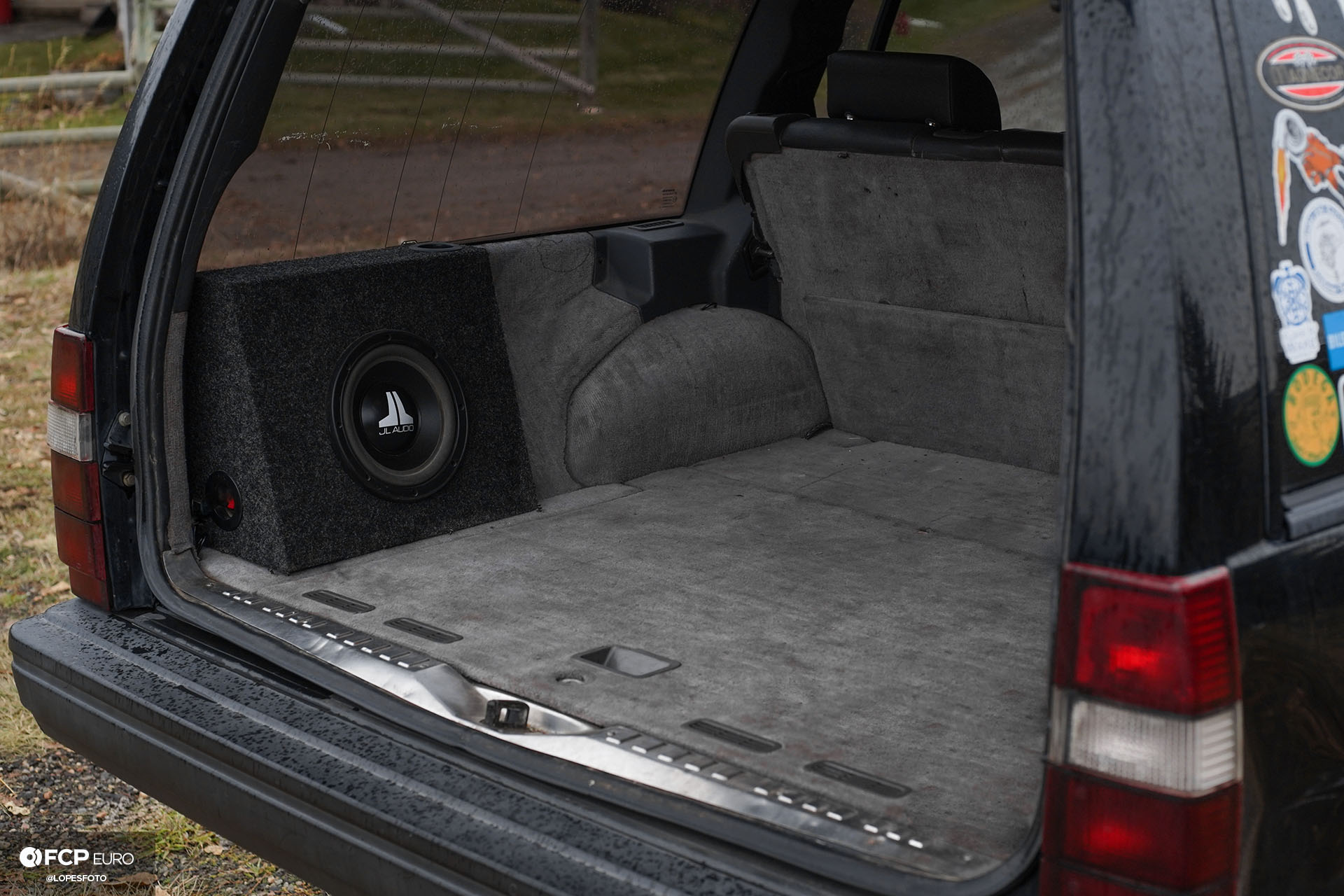 Swedish Metal Overlanding Volvo 940 Turbo Wagon Rear Hatch