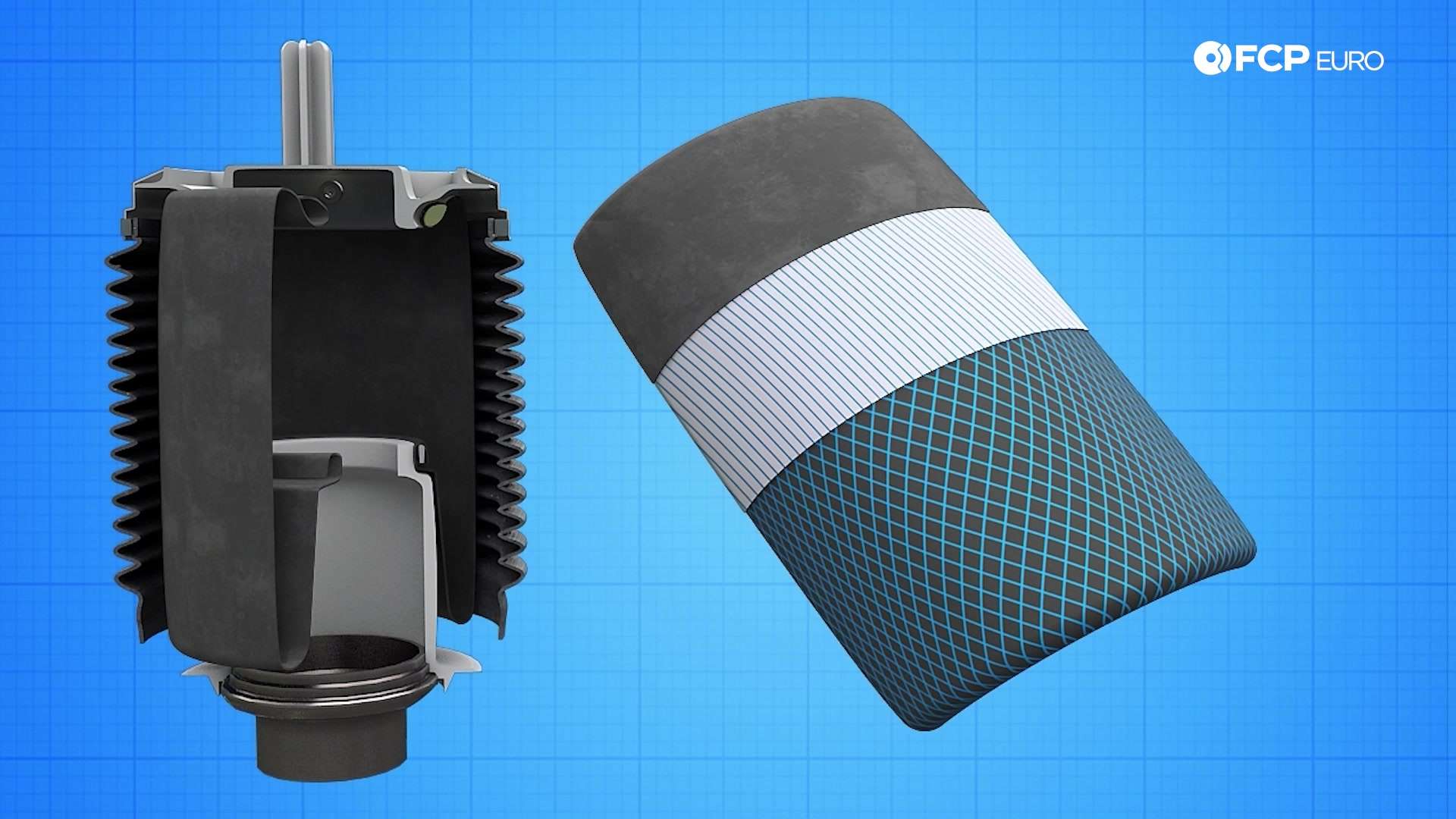 Air Struts Explained 3D bellows cross-section