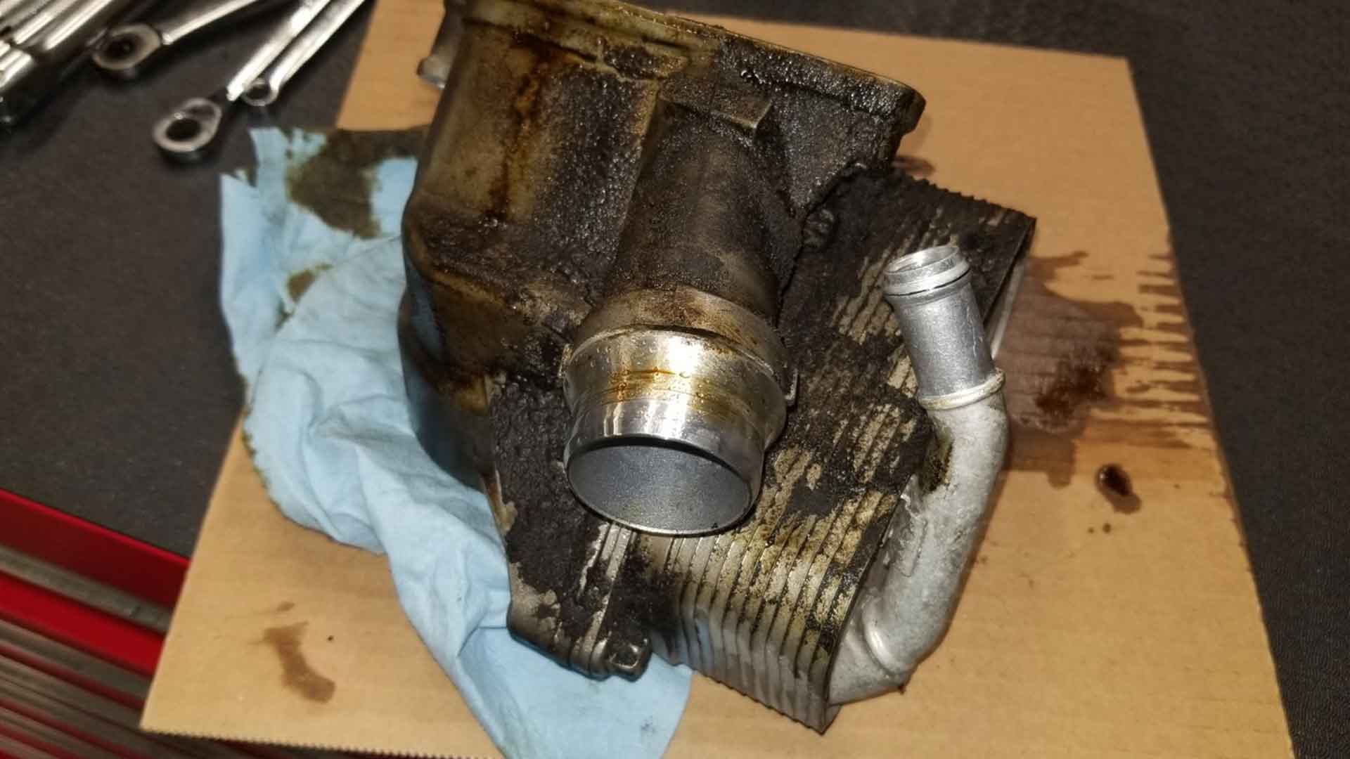 BMW Oil Filter Housing
