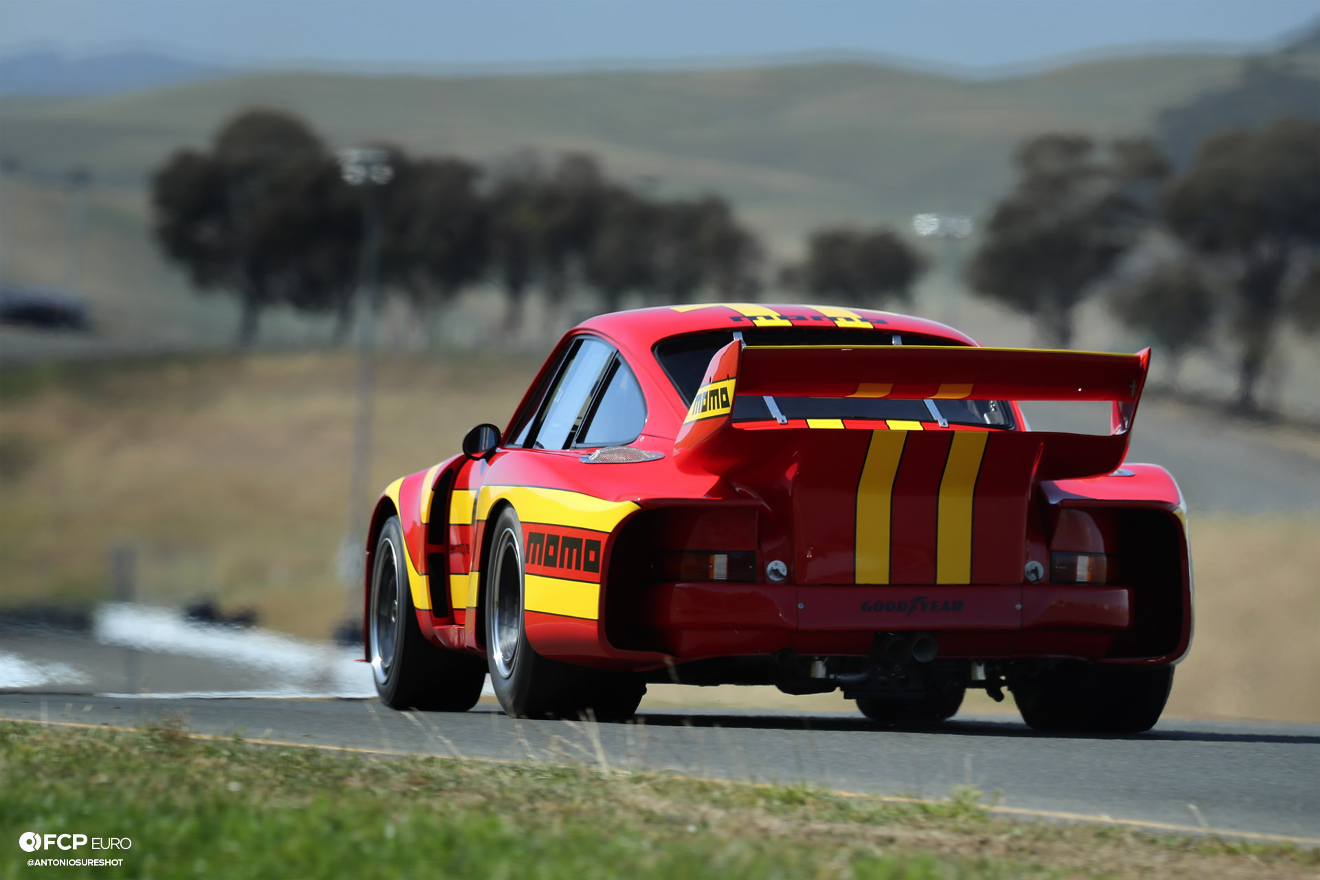 Momo Porsche 935 Alan Terpins Gianpiero Moretti Luftgekuhlt BBS Wheels Sonoma Speed Festival Antonio Alvendia