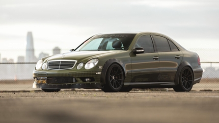 Our 'Dapper Drift' Mercedes-Benz E55 AMG Is Featured On Speedhunters