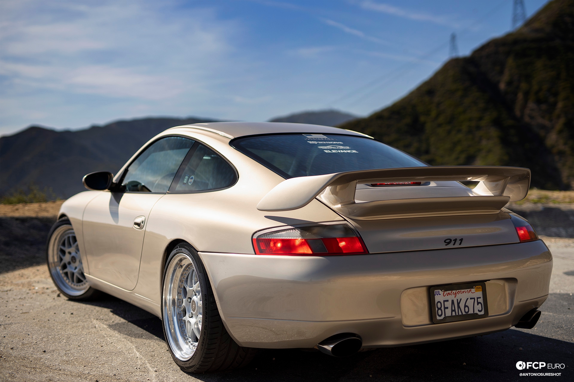 Porsche 911 996 M96 Eibach Forgestar Stoptech EOSR0830 crop
