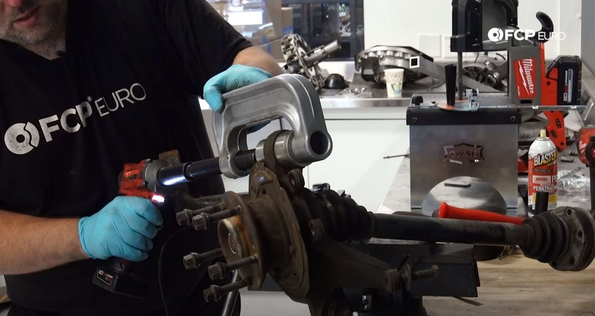 DIY E46 BMW M3 Rear Subframe Refresh Part 2 removing the knuckle bushings
