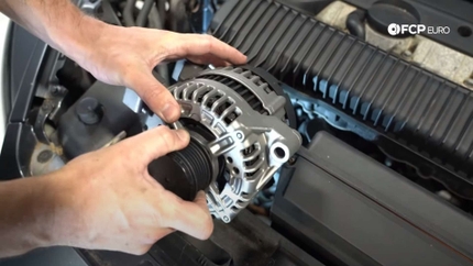 How To Replace The Alternator and Serpentine Belt On A Volvo C30 (Volvo P1)