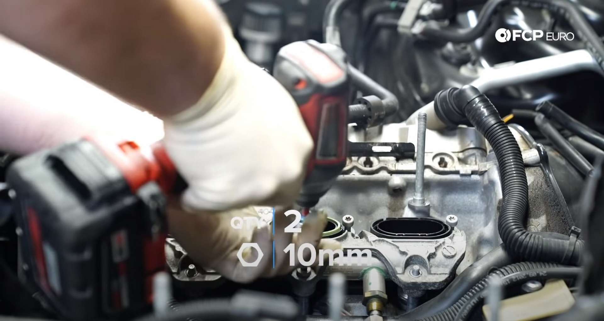 DIY Audi 3.0T PCV/AOS Replacement unbolting the intake manifold