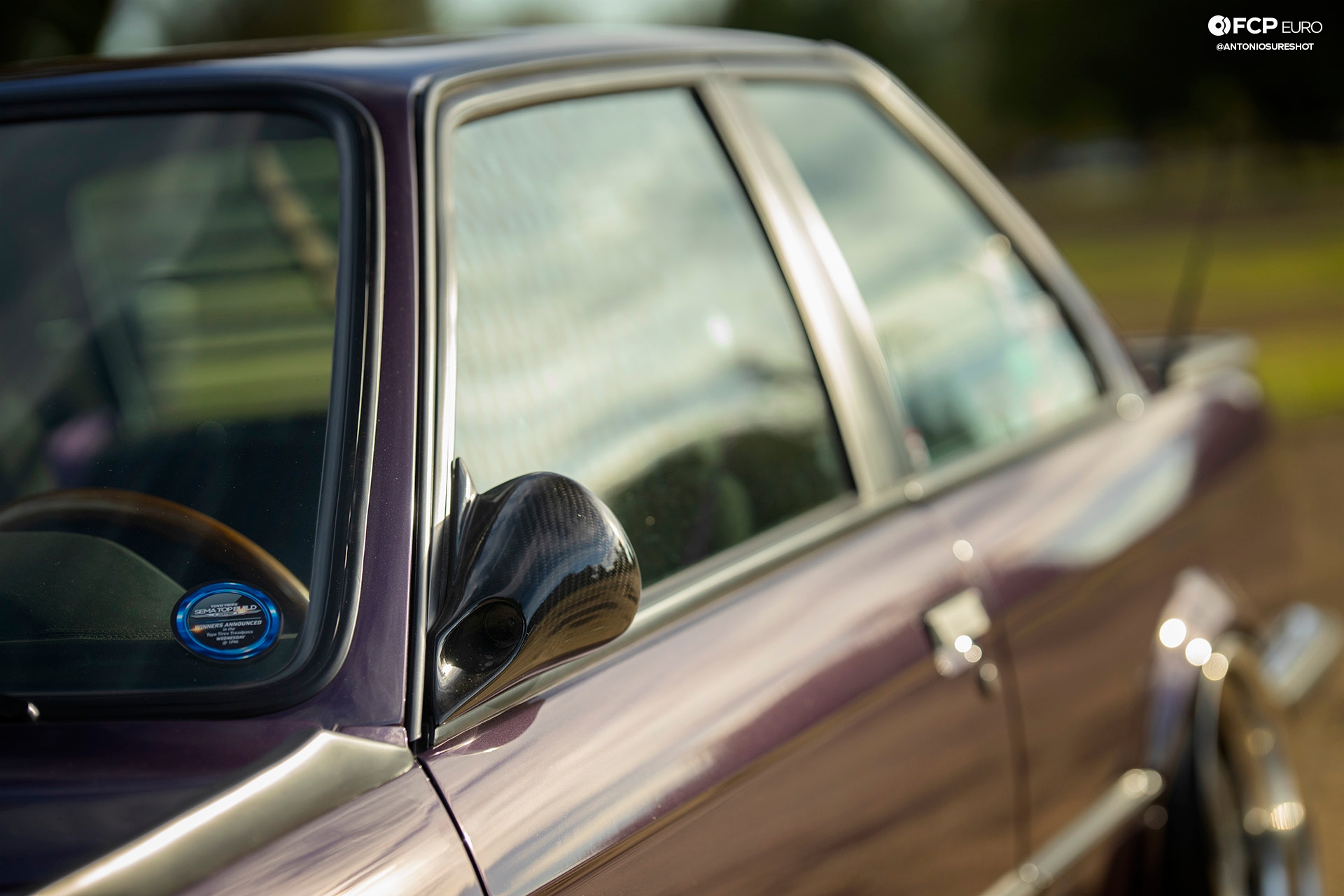 CAtuned Daytona Violet E30 BMW DTM Carbon Fiber Mirrors